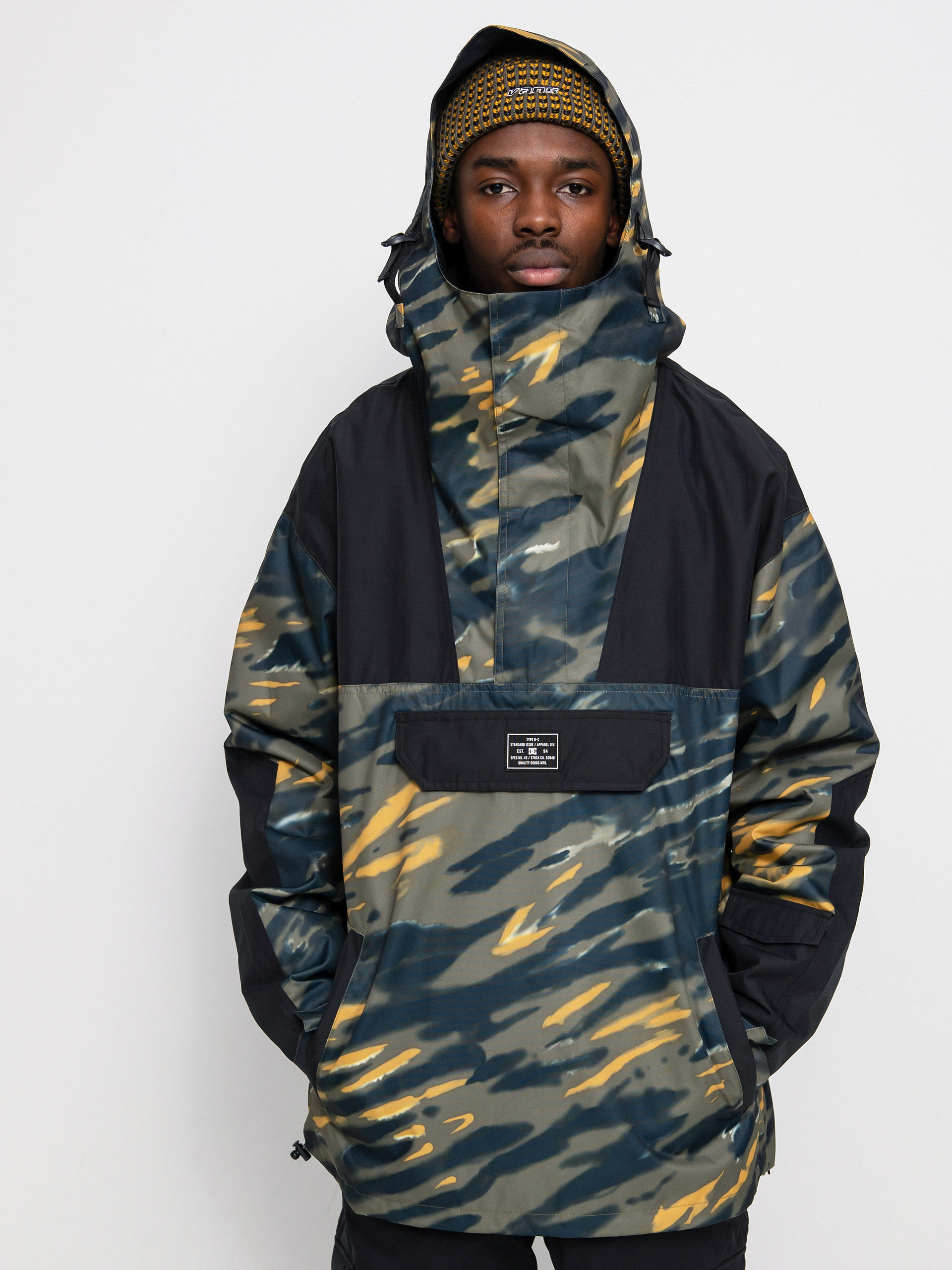 DC 43 Anorak Snowboard jacket camo (angld ti dy ivy grn)
