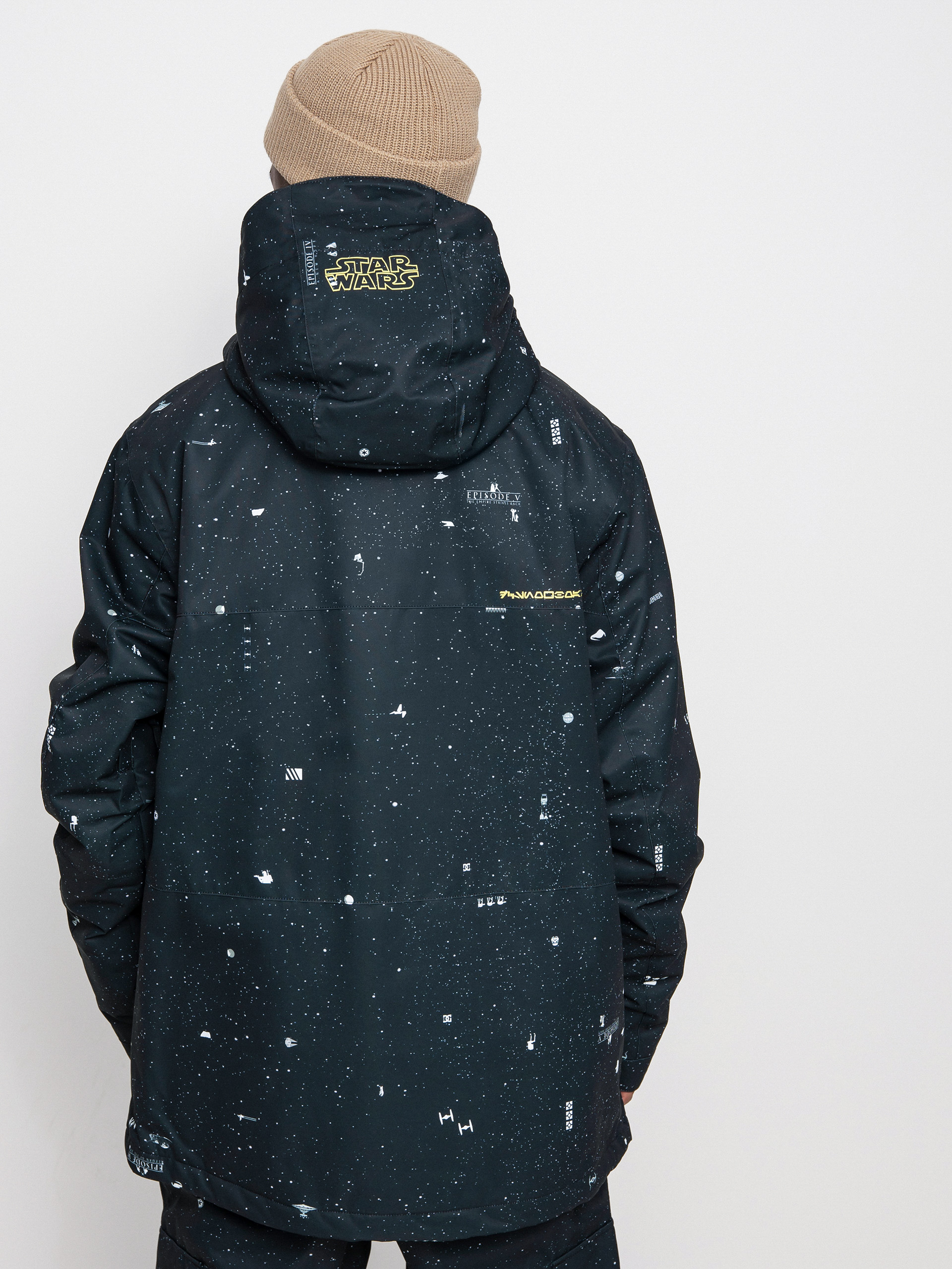 Mens DC X Star Wars Defy Snowboard jacket (black/yellow)