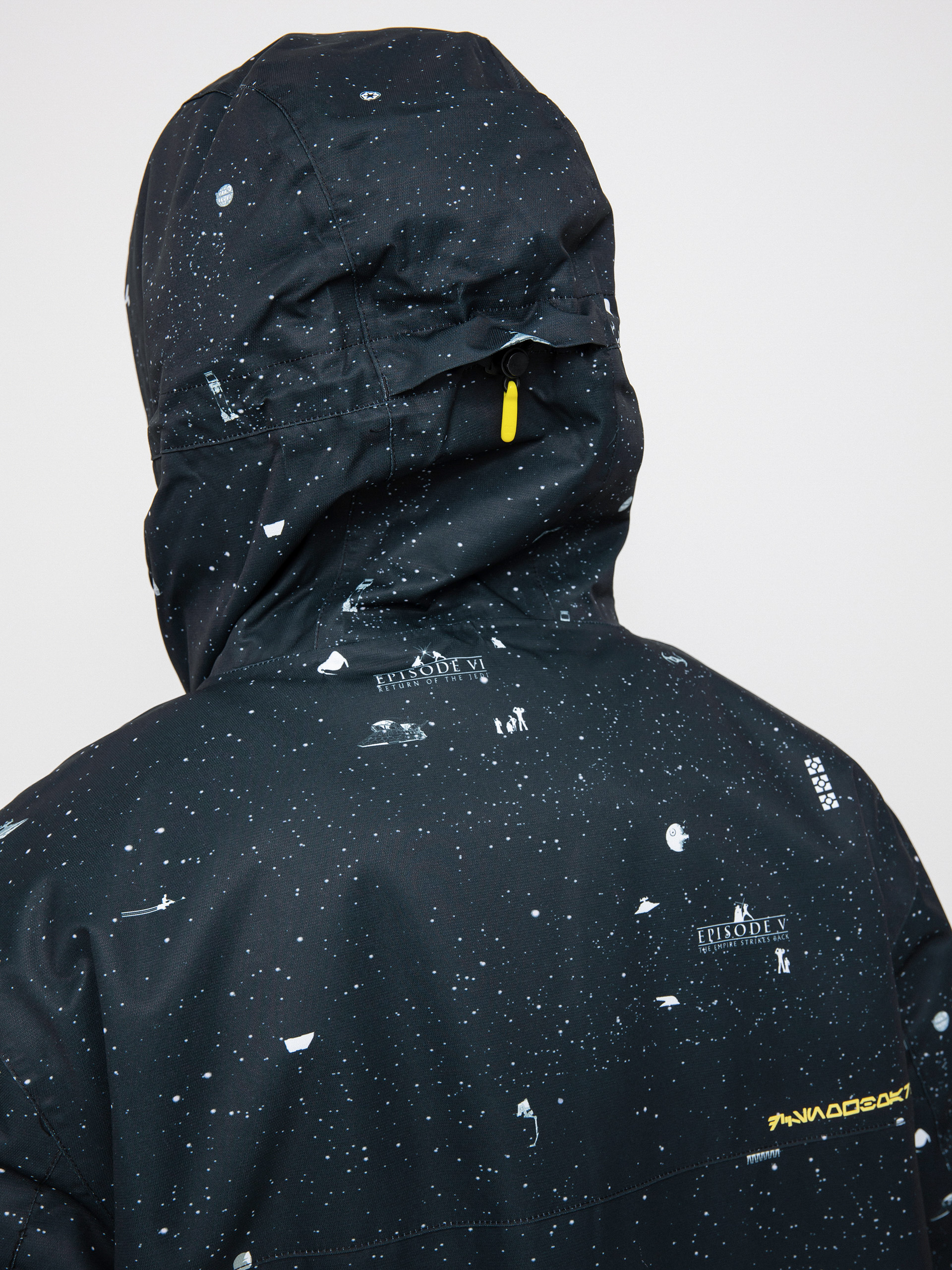 Mens DC X Star Wars Defy Snowboard jacket (black/yellow)