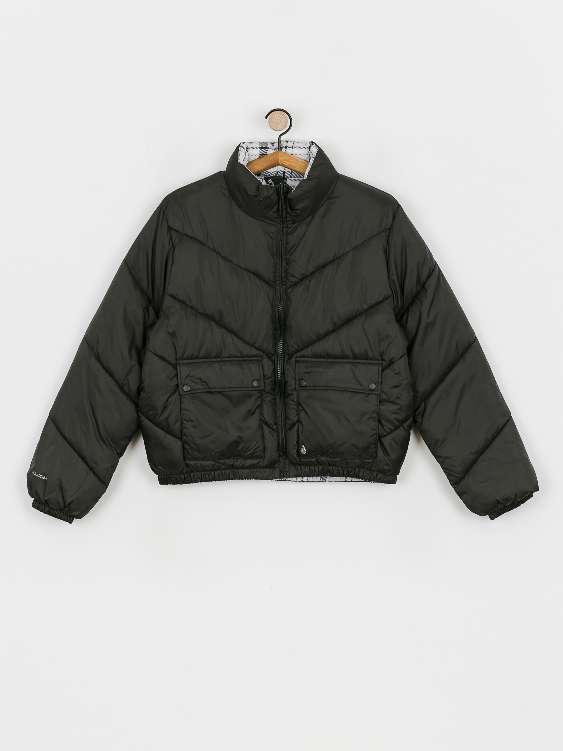 Volcom Down'N Puff Reversible Jacket Wmn (black)