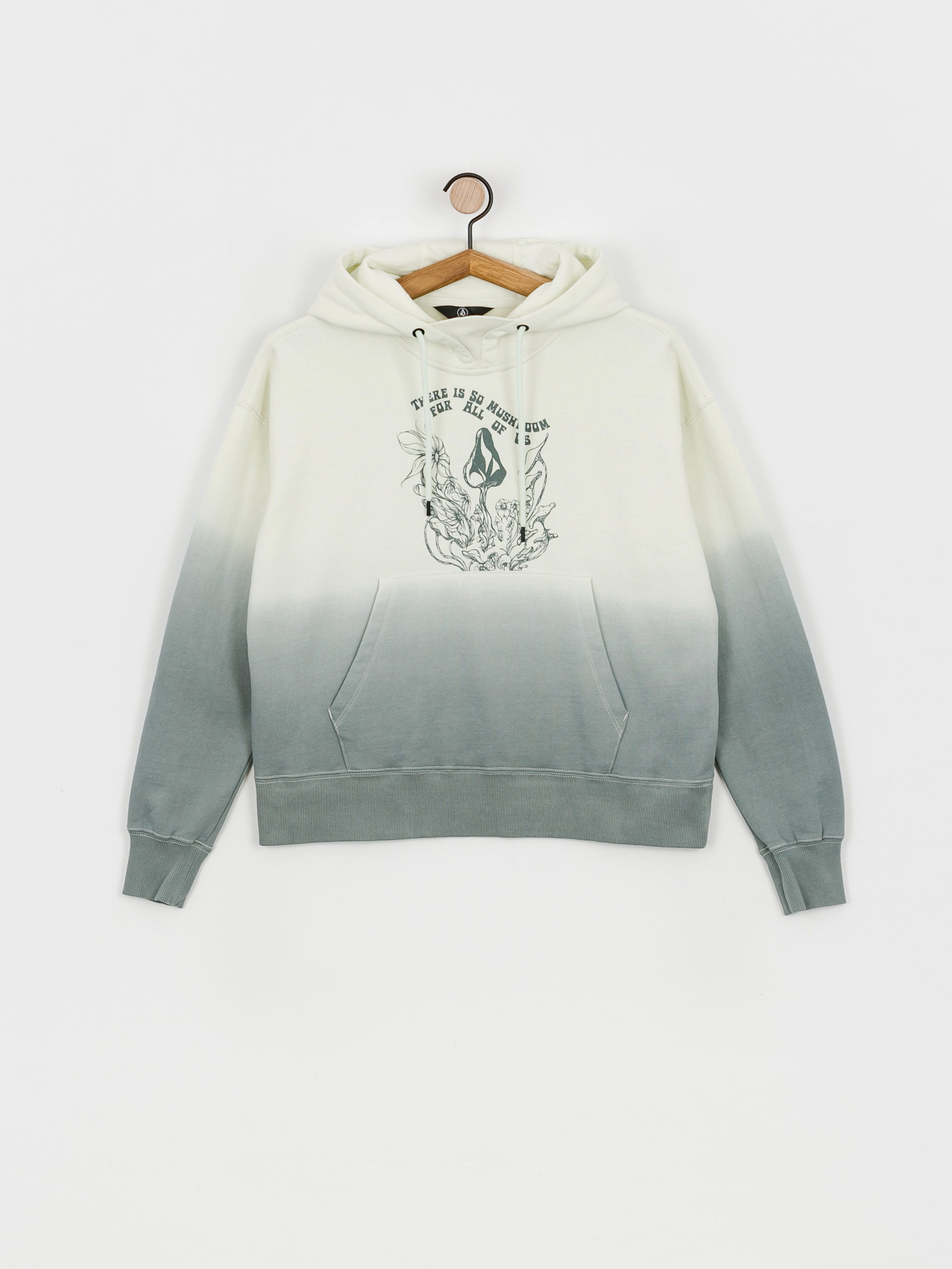 Womens Volcom Vol Peak HD Active sweatshirt (green ash)