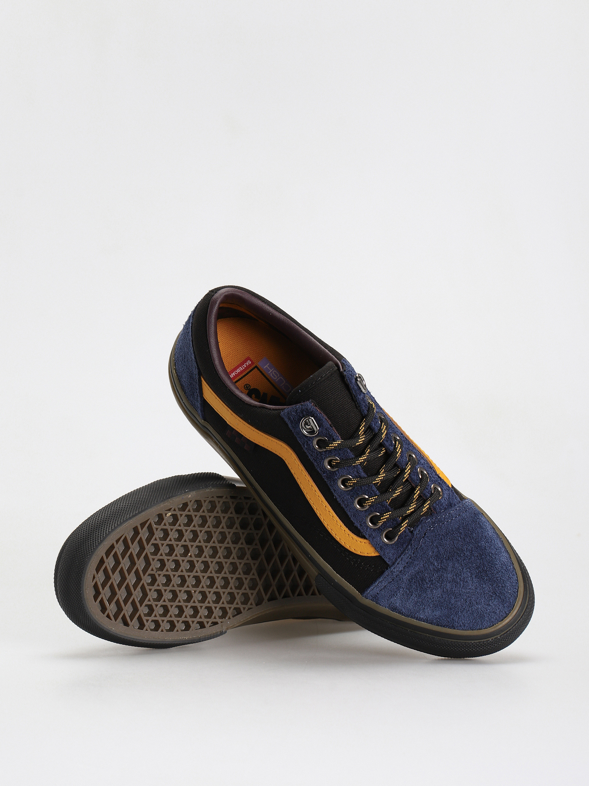 Vans old outlet skool navy orange