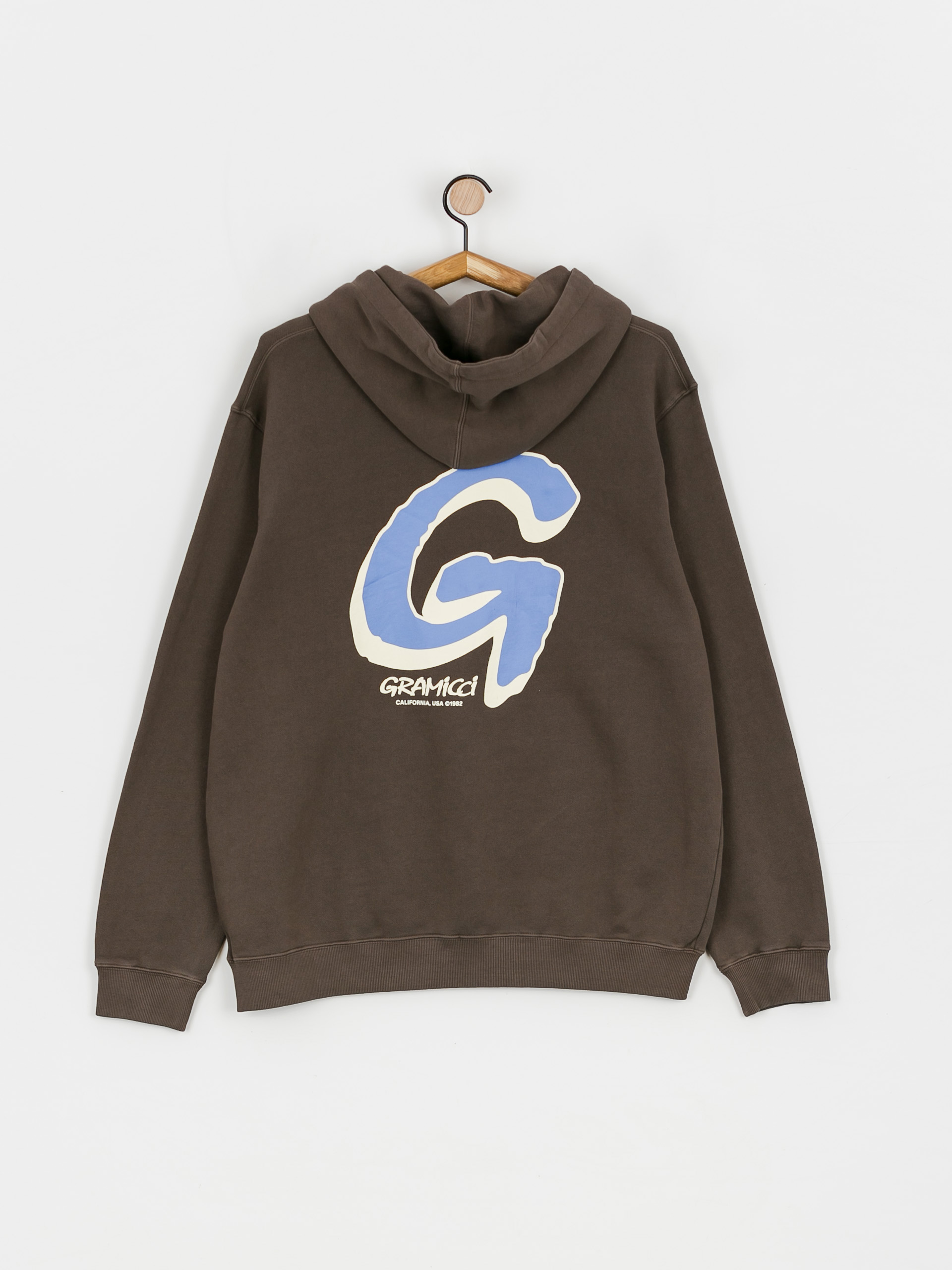 Gramicci Big G Logo HD Hoodie (brown pigment)