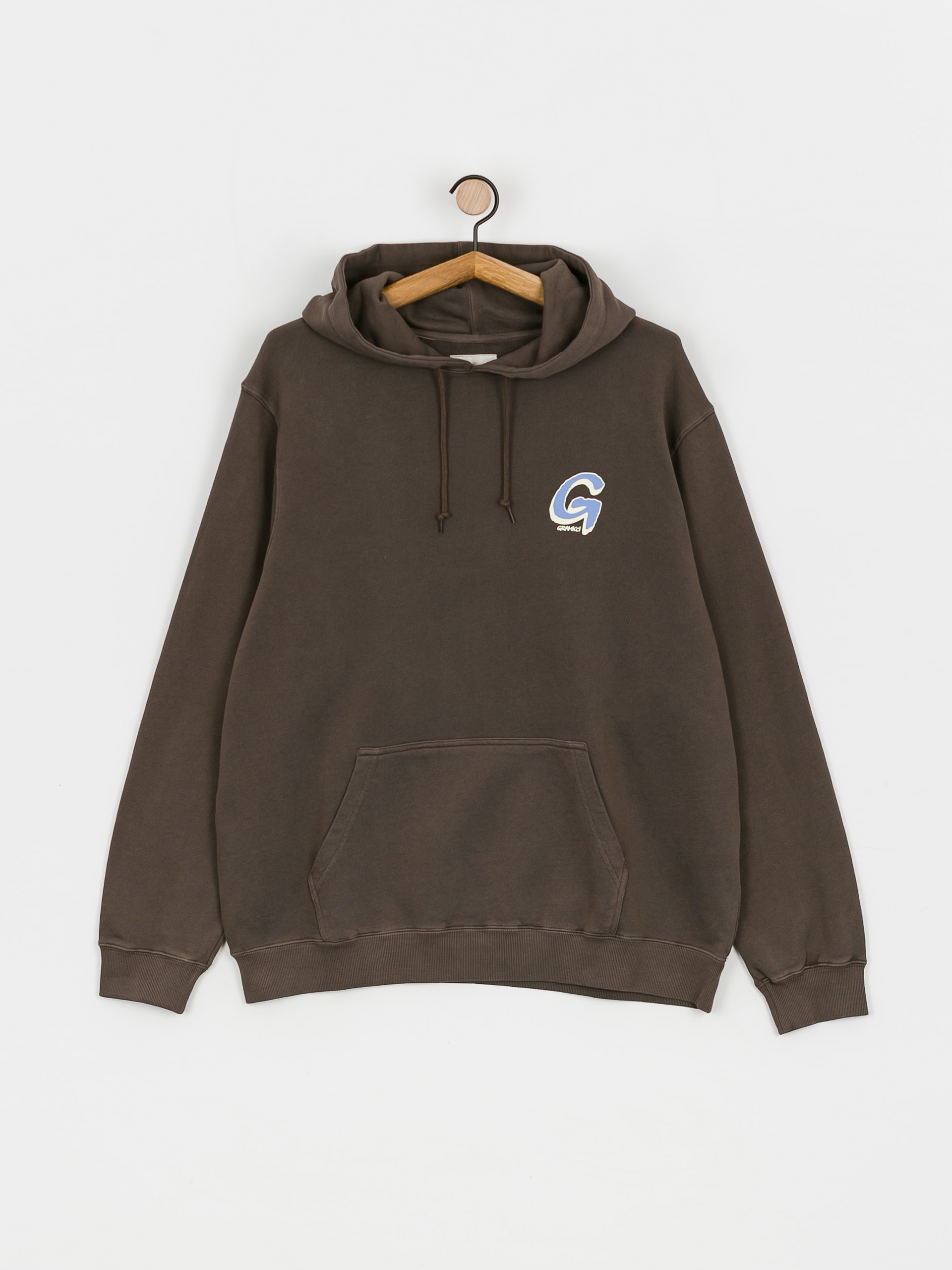 Gramicci Big G Logo HD Hoodie (brown pigment)