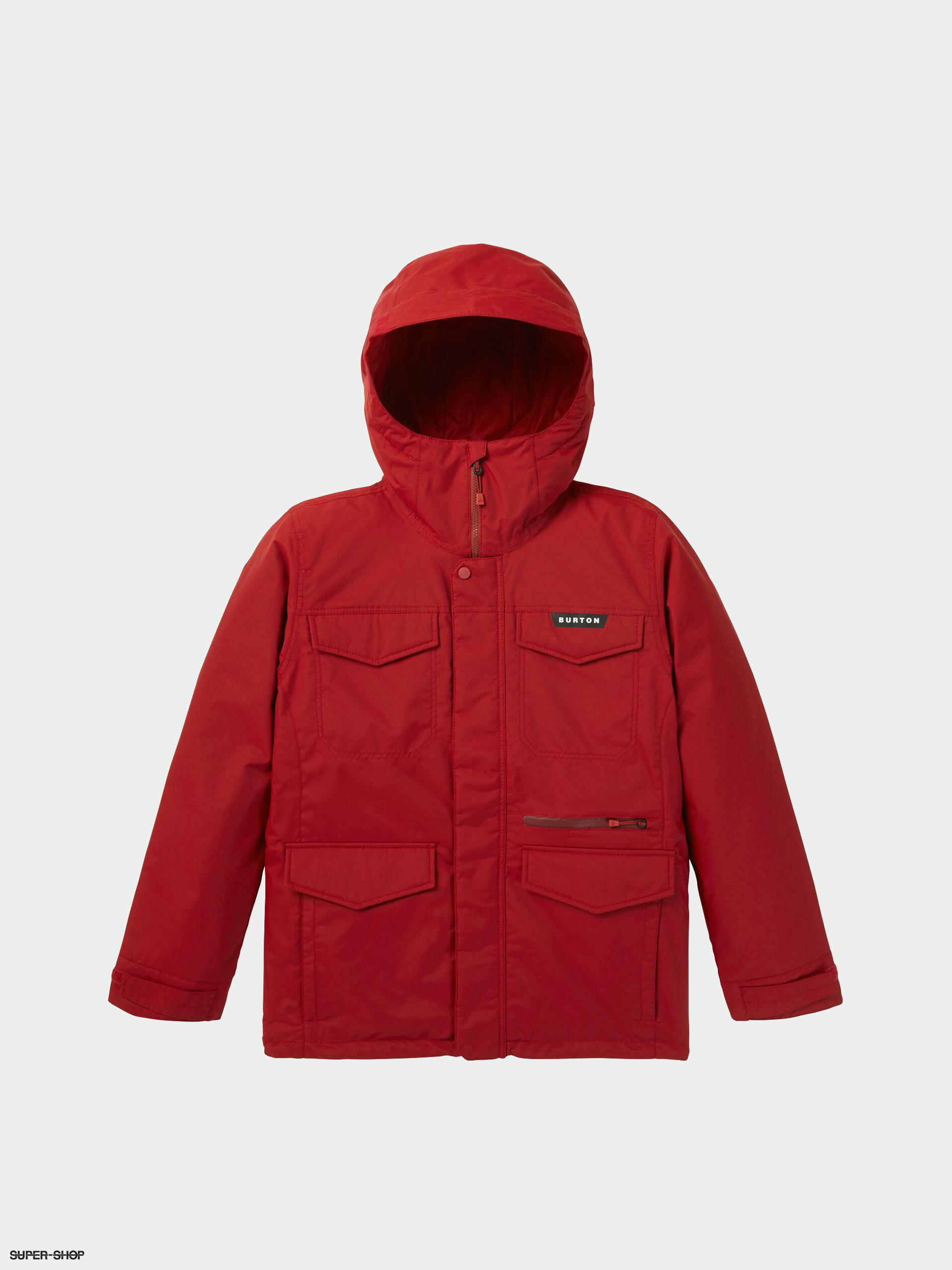 Red burton snowboard on sale jacket