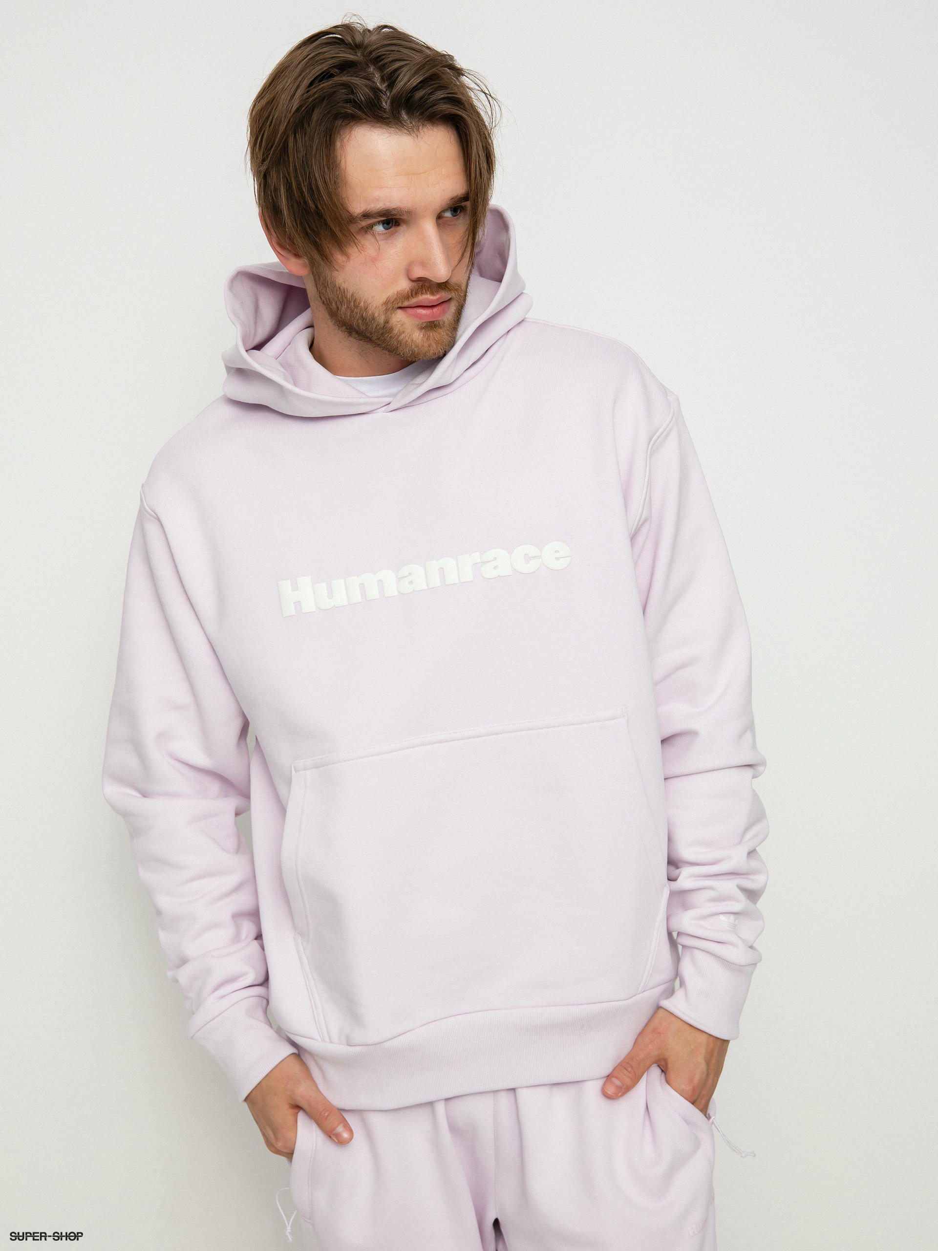 adidas Originals Pharrell Williams Basics HD Hoodie (almpnk)