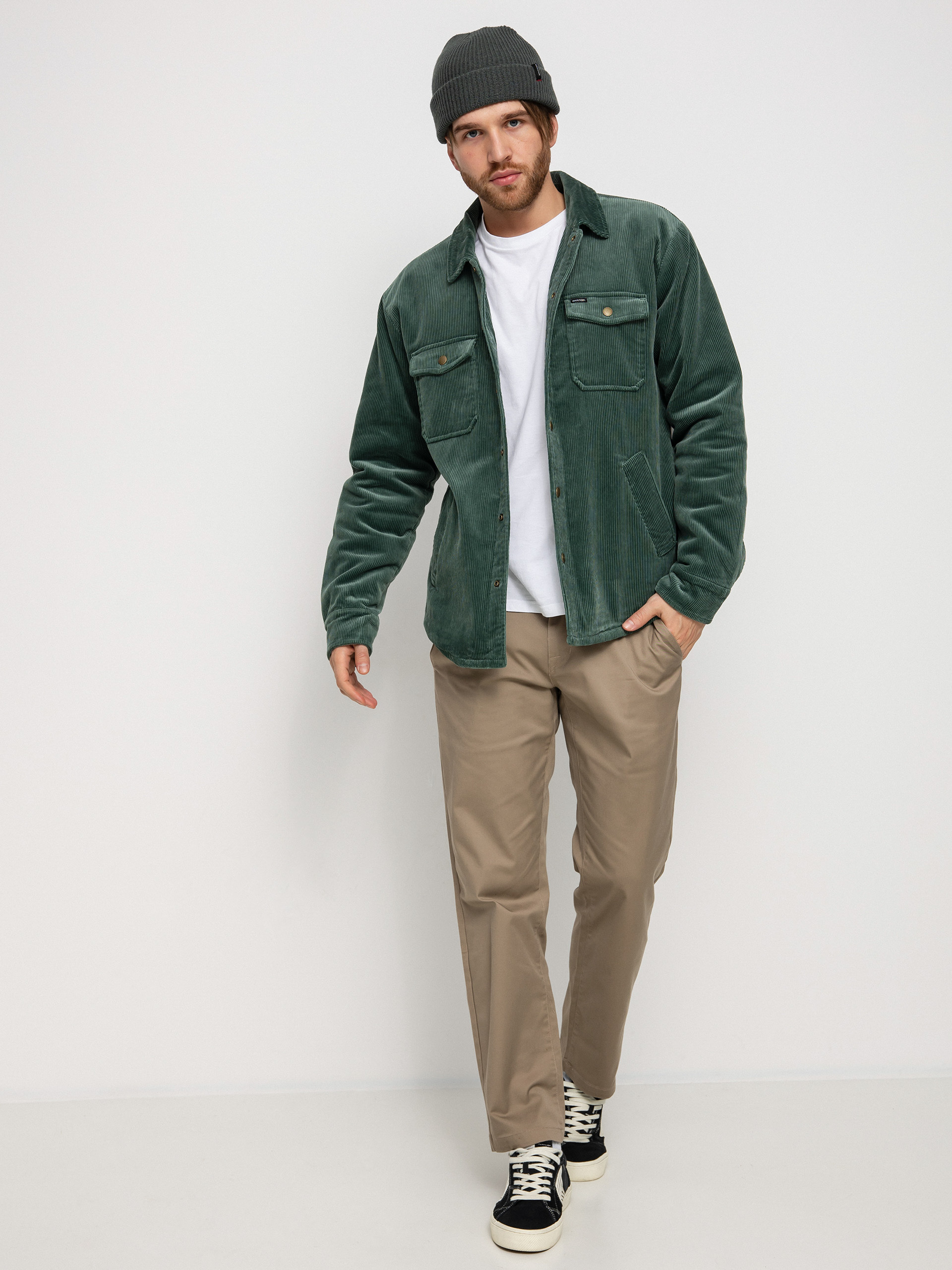 Brixton Durham Lined Jacket (dark forest)