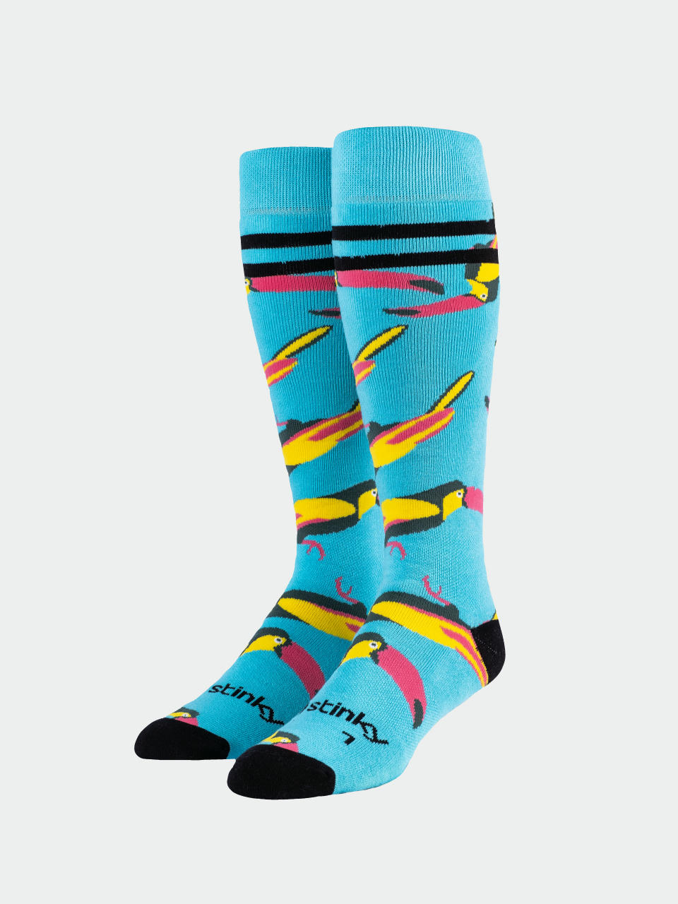 Stinky Socks Toucan Socken (scouter blue/pink)