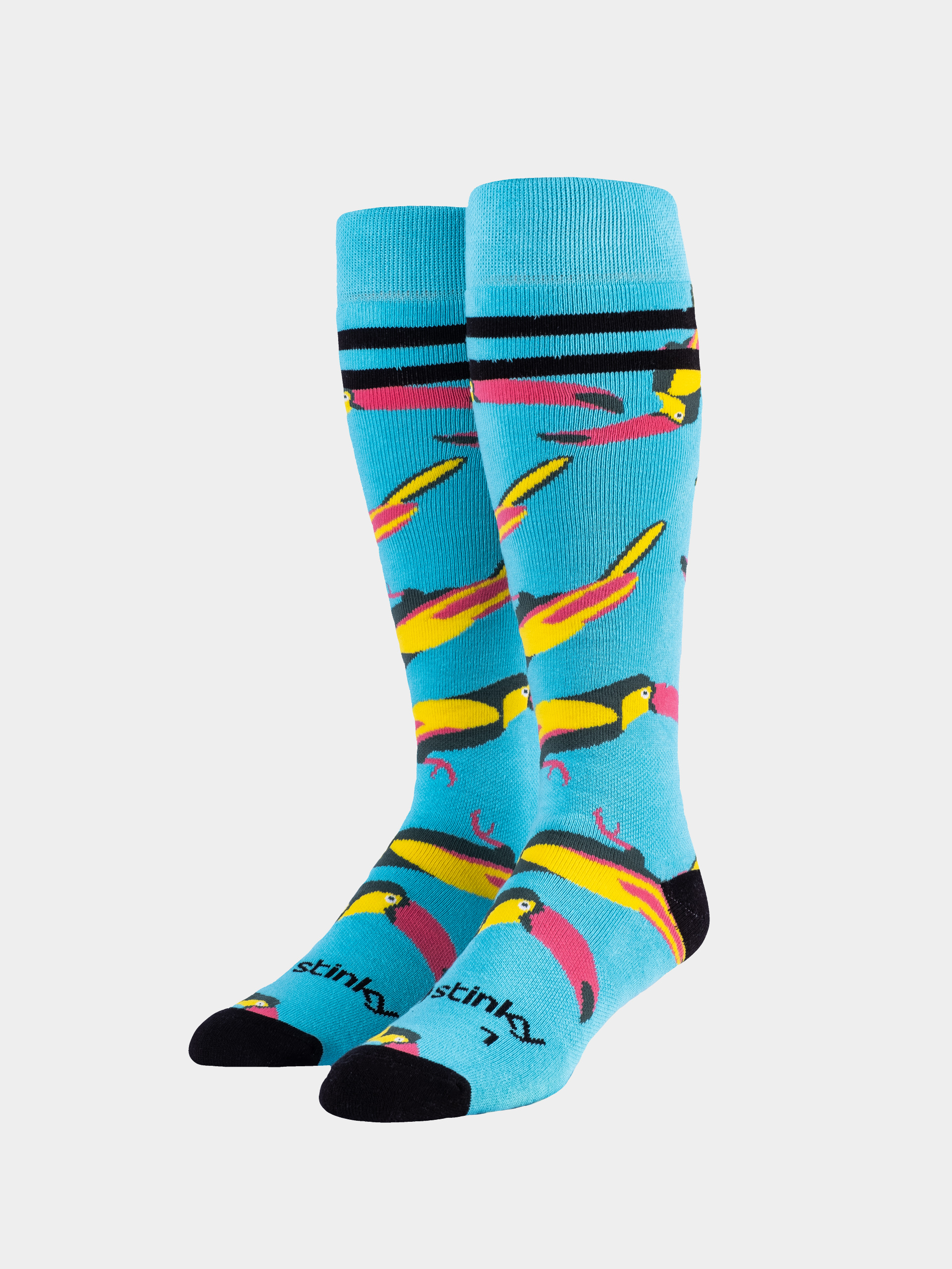 Stinky Socks Toucan Socken (scouter blue/pink)