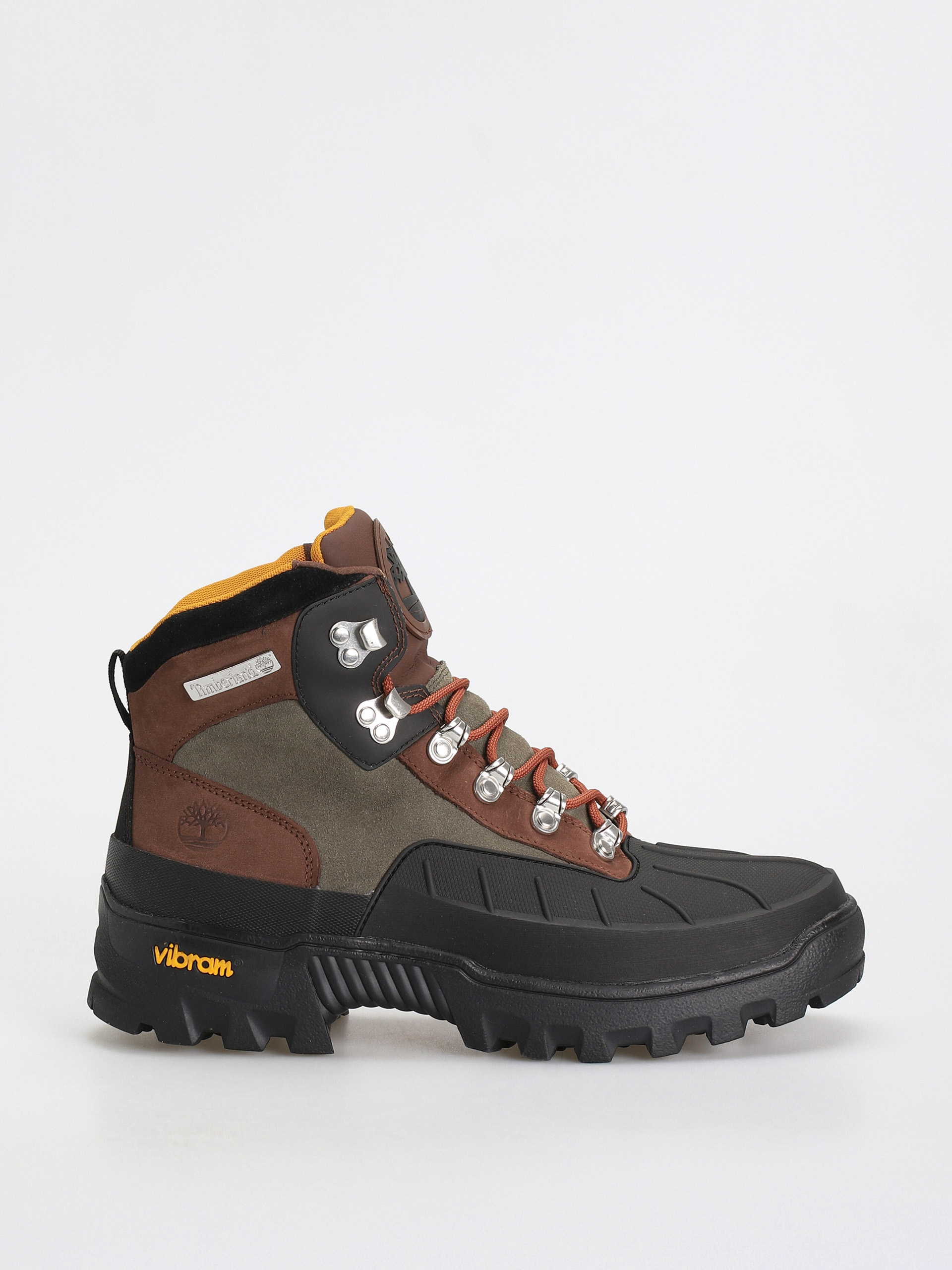 Timberland Vibram Euro Hiker Wp Shoes (dark brown nubuck)