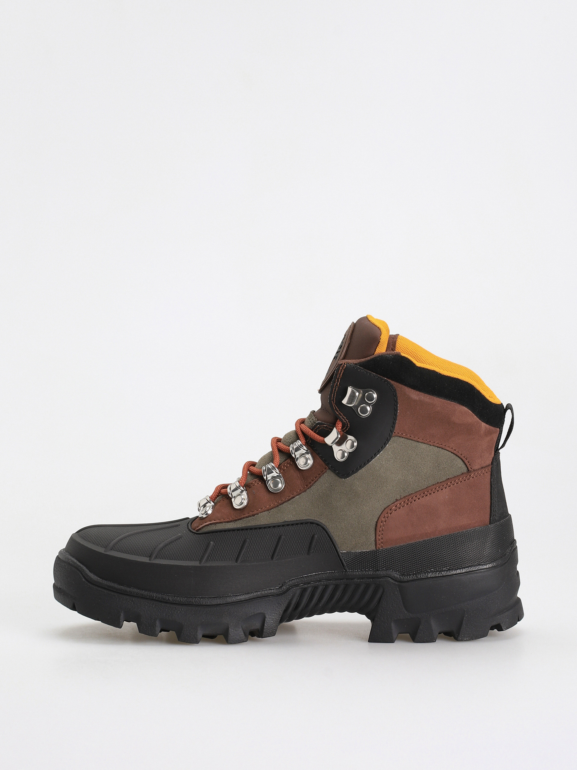 Timberland Vibram Euro Hiker Wp Shoes (dark brown nubuck)