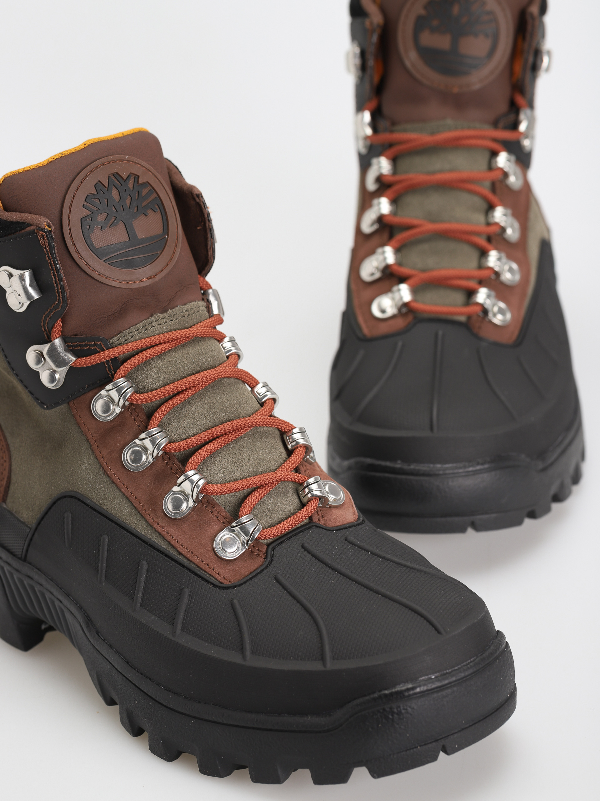 Timberland Vibram Euro Hiker Wp Shoes (dark brown nubuck)