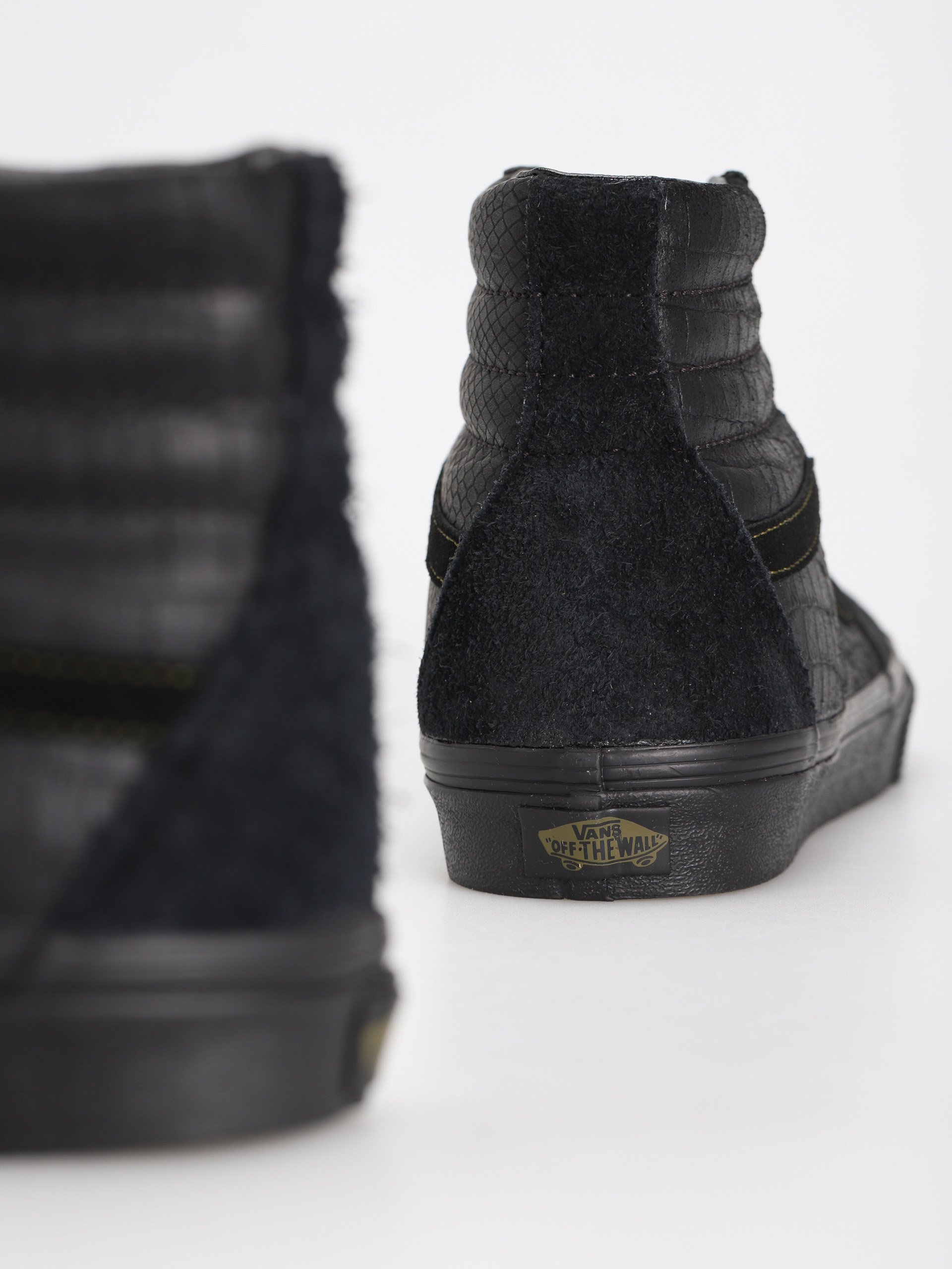 Vans Sk8 Hi Shoes (mono patchwork blackout)