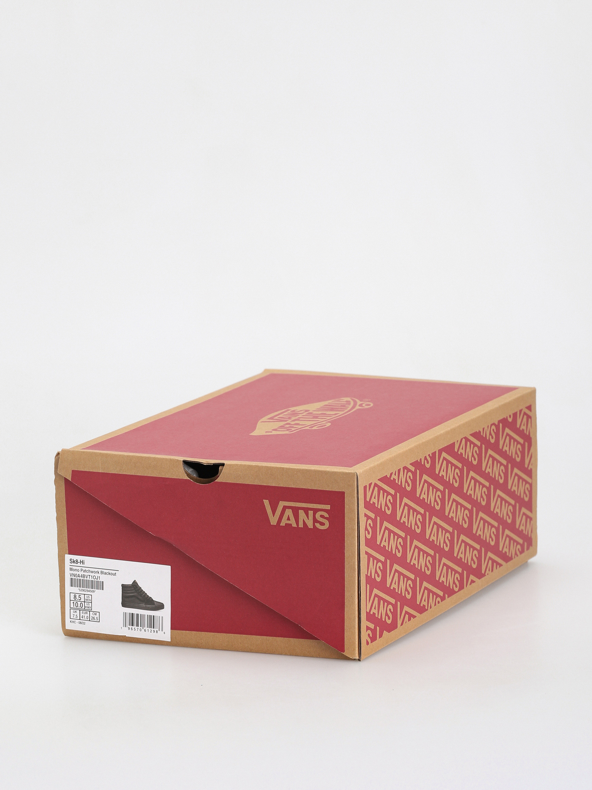 Vans Sk8 Hi Shoes (mono patchwork blackout)