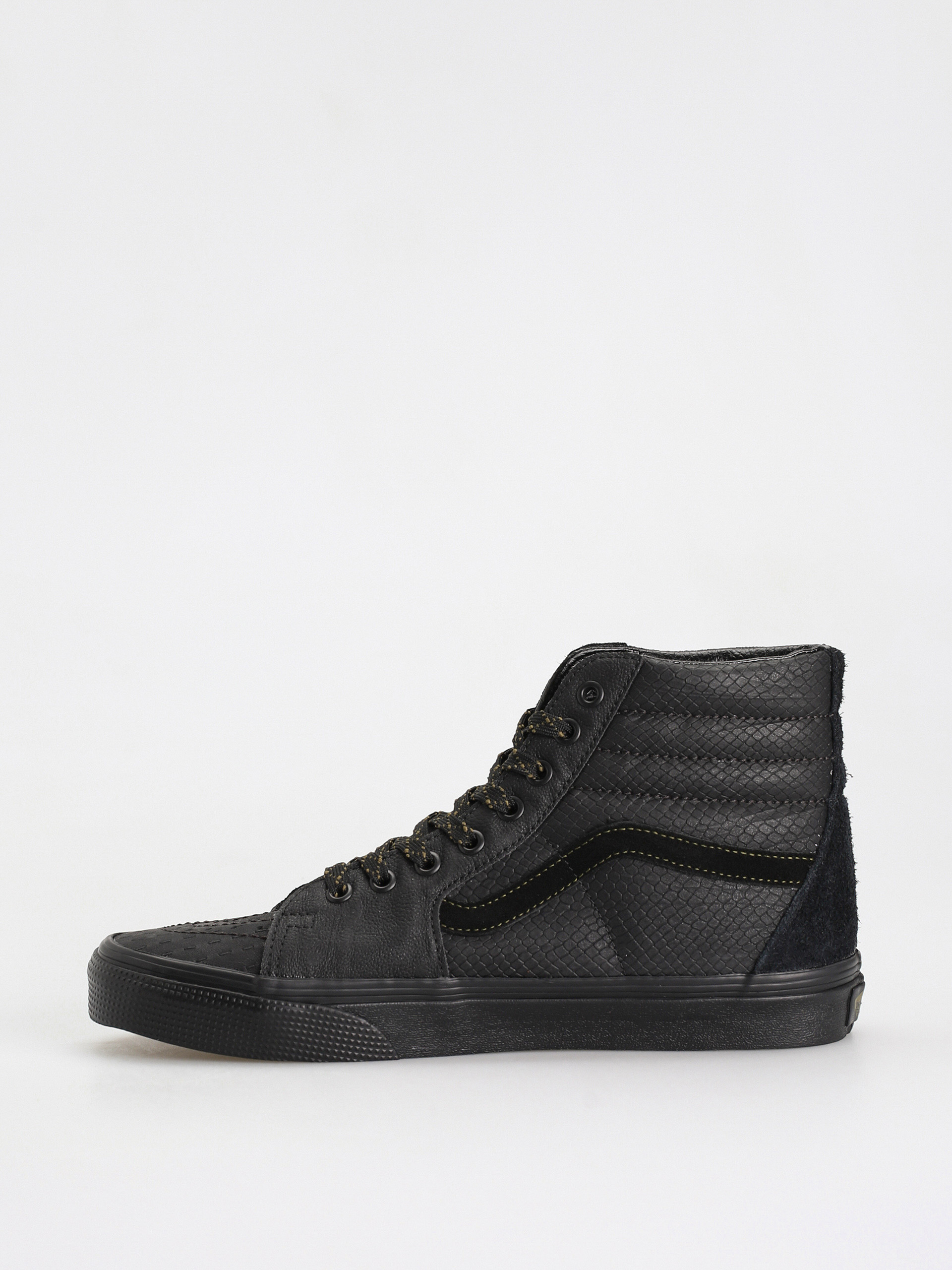 Vans Sk8 Hi Shoes (mono patchwork blackout)