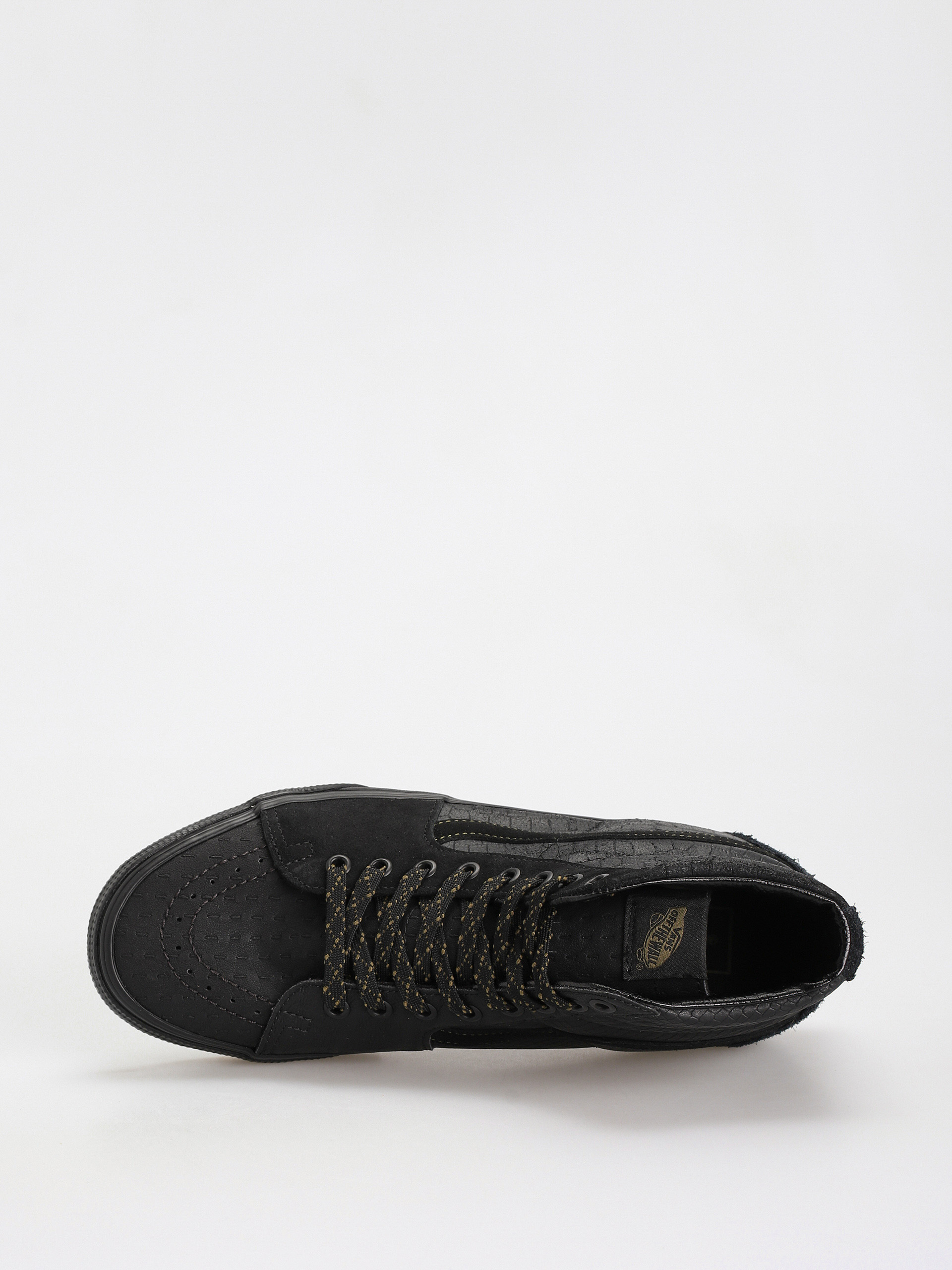 Vans Sk8 Hi Shoes (mono patchwork blackout)
