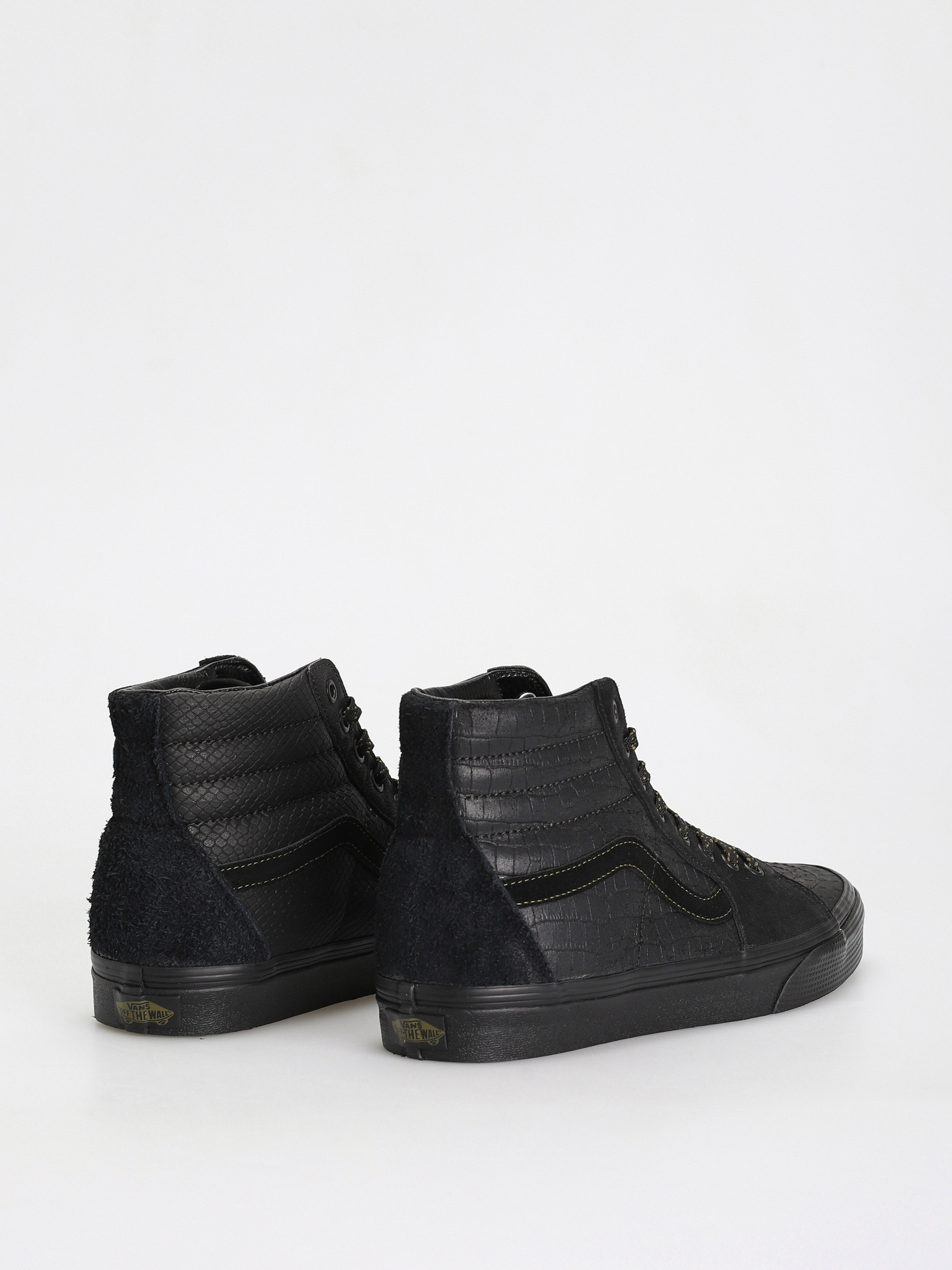 Vans Sk8 Hi Shoes (mono patchwork blackout)