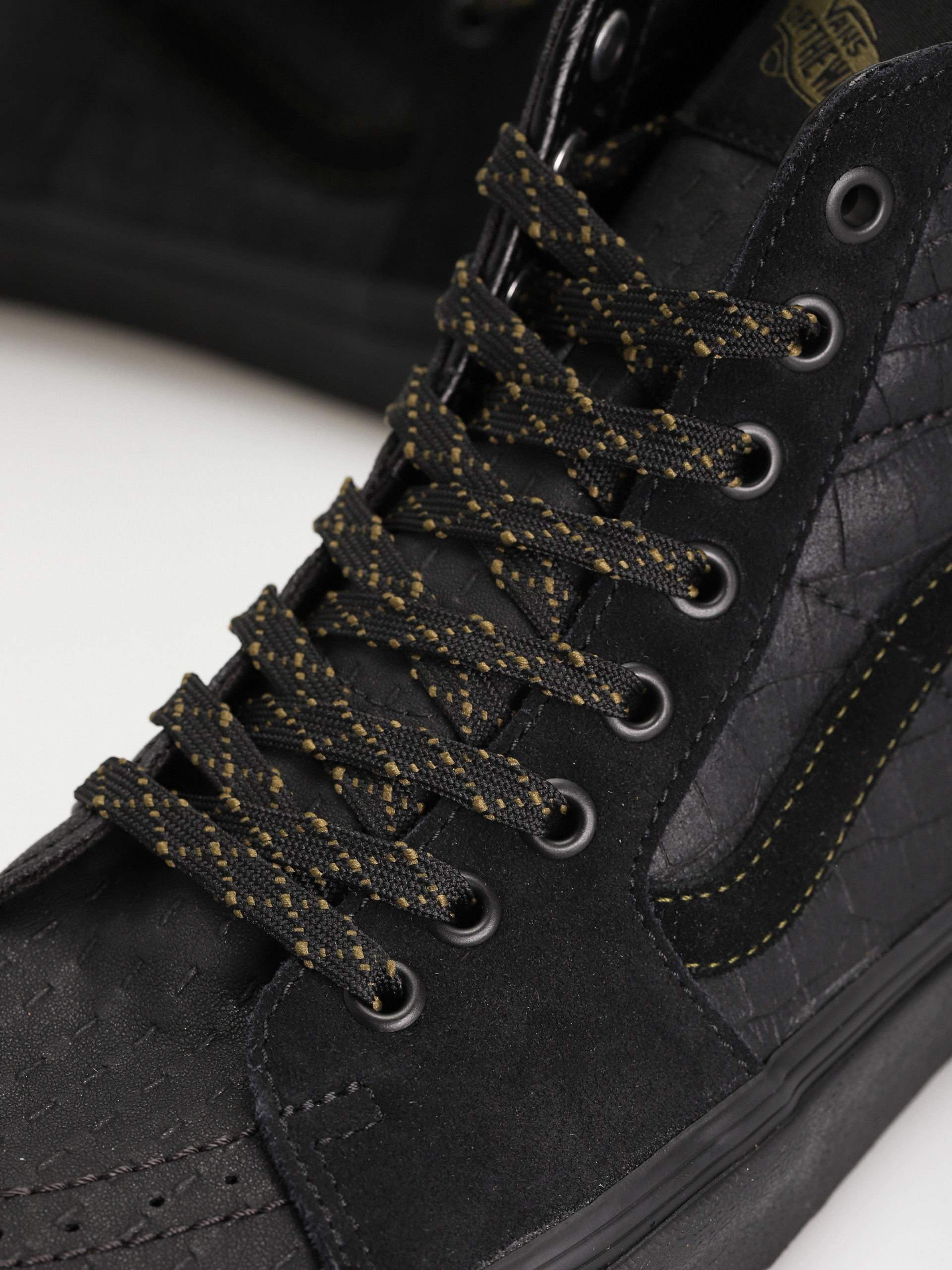 Vans Sk8 Hi Shoes (mono patchwork blackout)