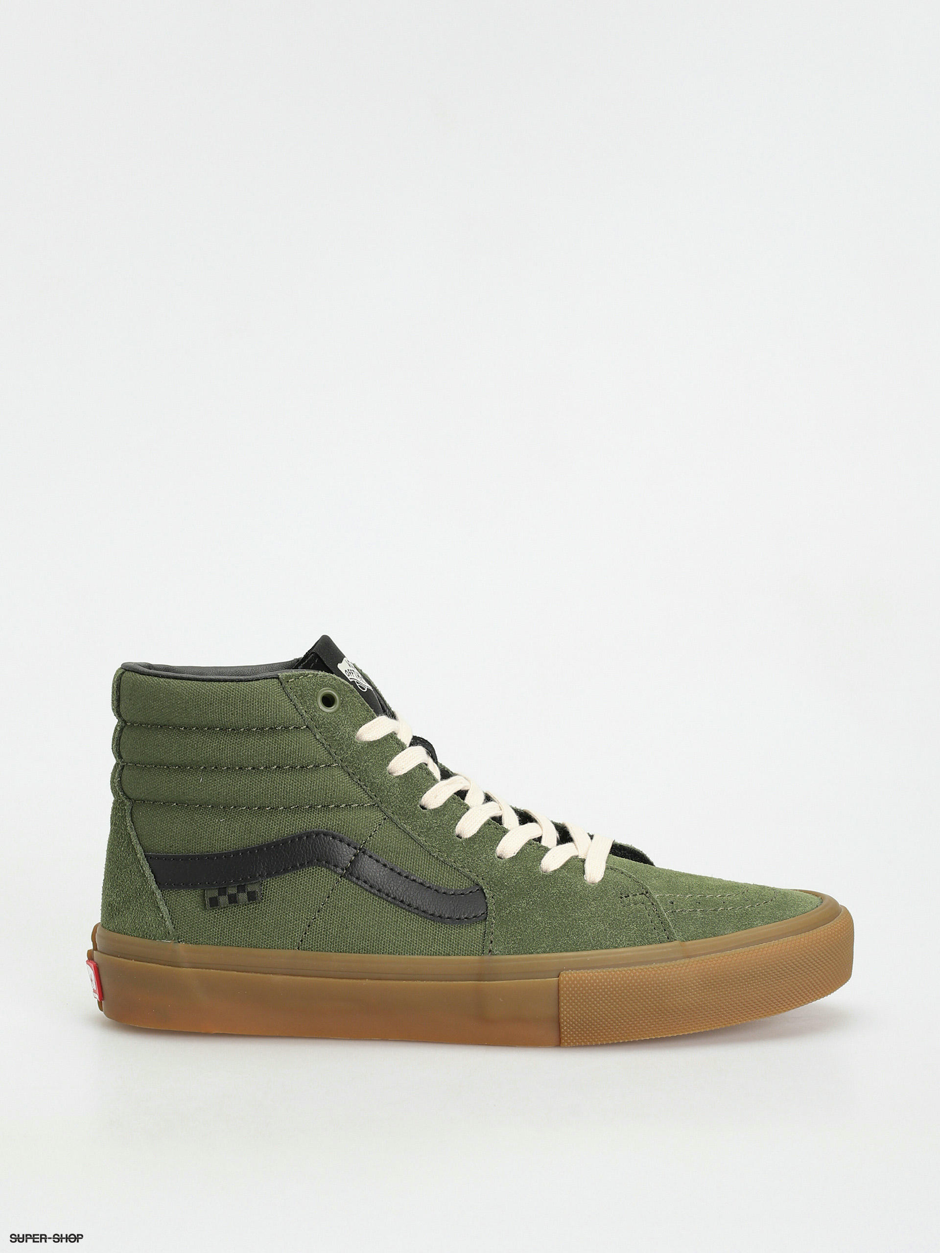 Green high hotsell tops vans