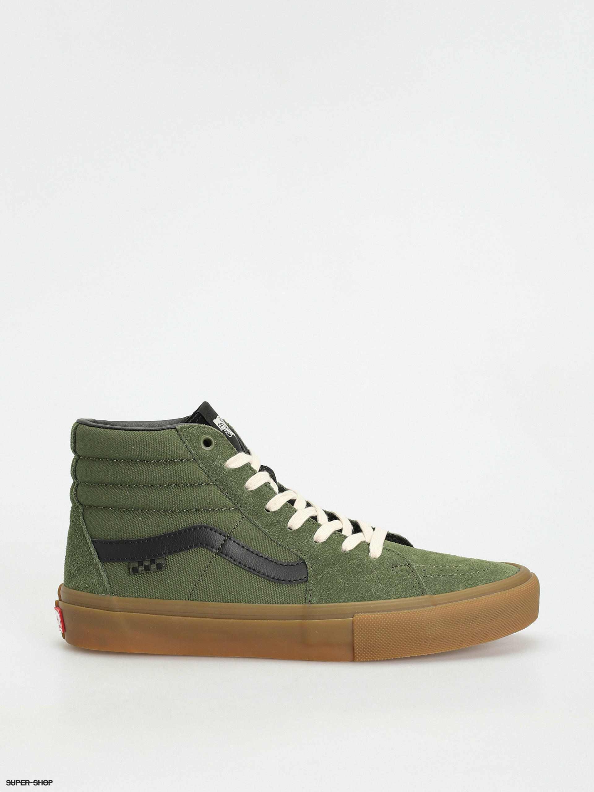Vans Skate Sk8 Hi Shoes (green/gum)