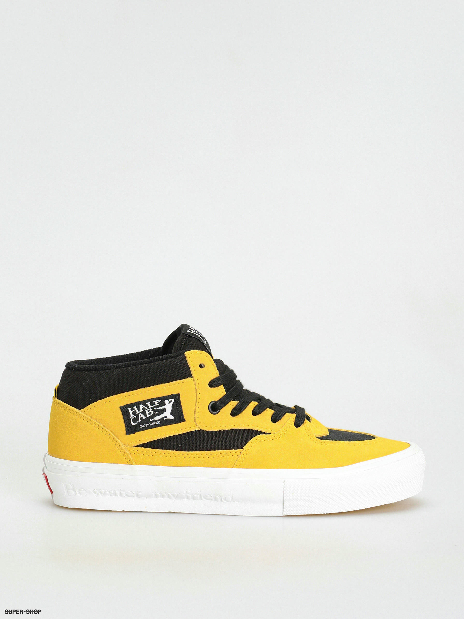 Vans X Bruce Lee Skate Half Cab Shoes (bruce lee black/yellow)