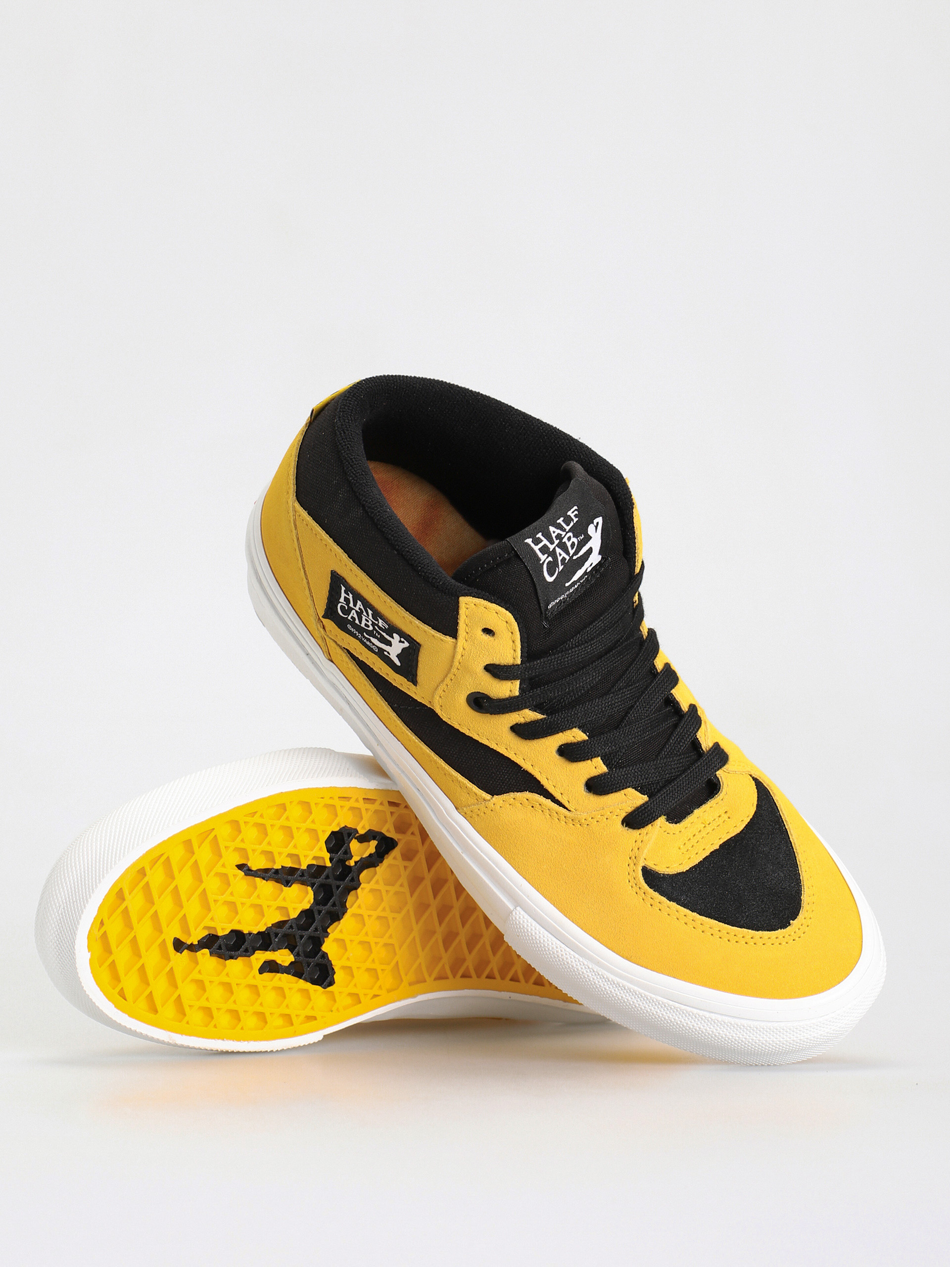 Vans X Bruce Lee Skate Half Cab Shoes (bruce lee black/yellow)