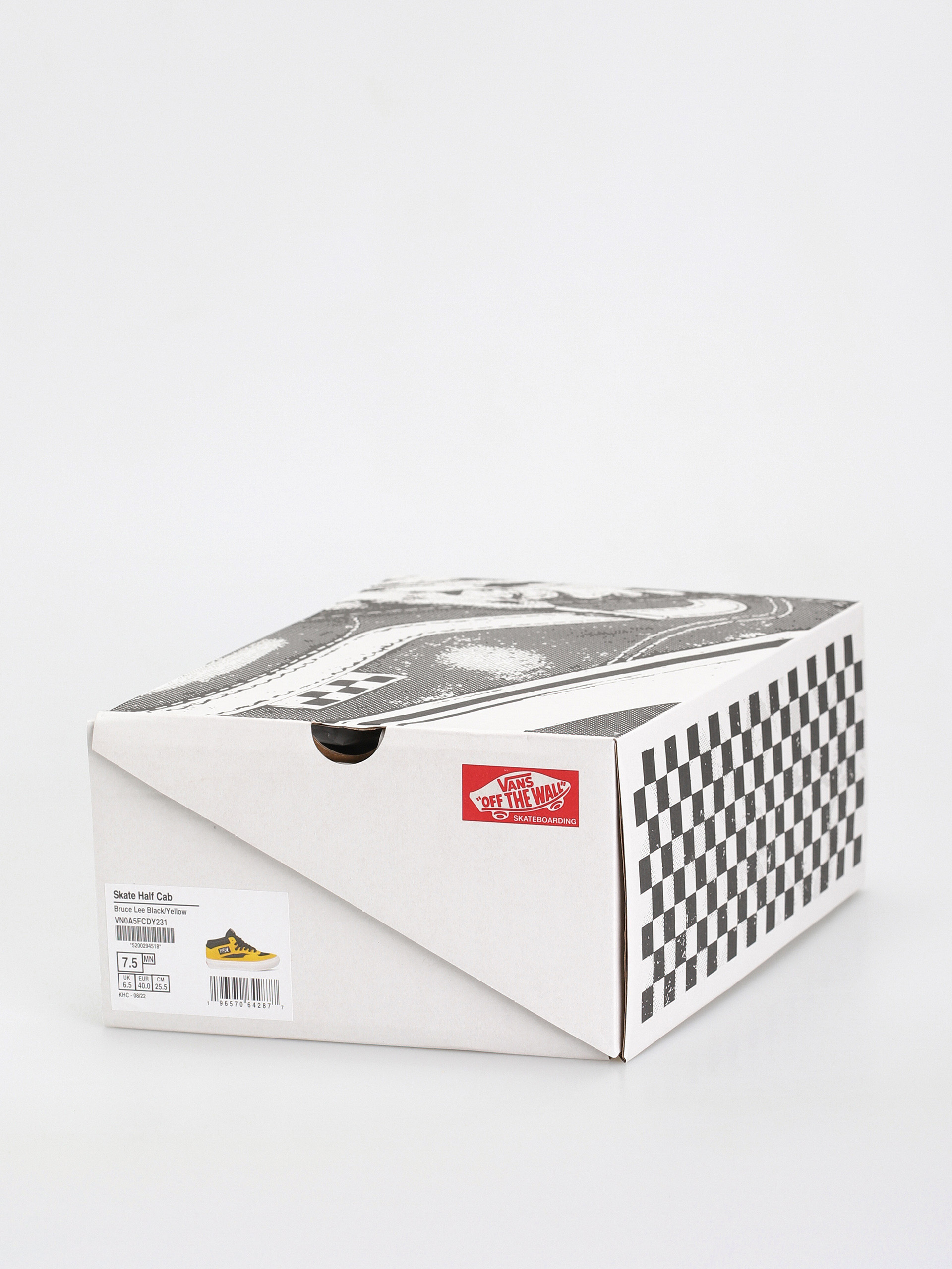 Vans X Bruce Lee Skate Half Cab Shoes (bruce lee black/yellow)