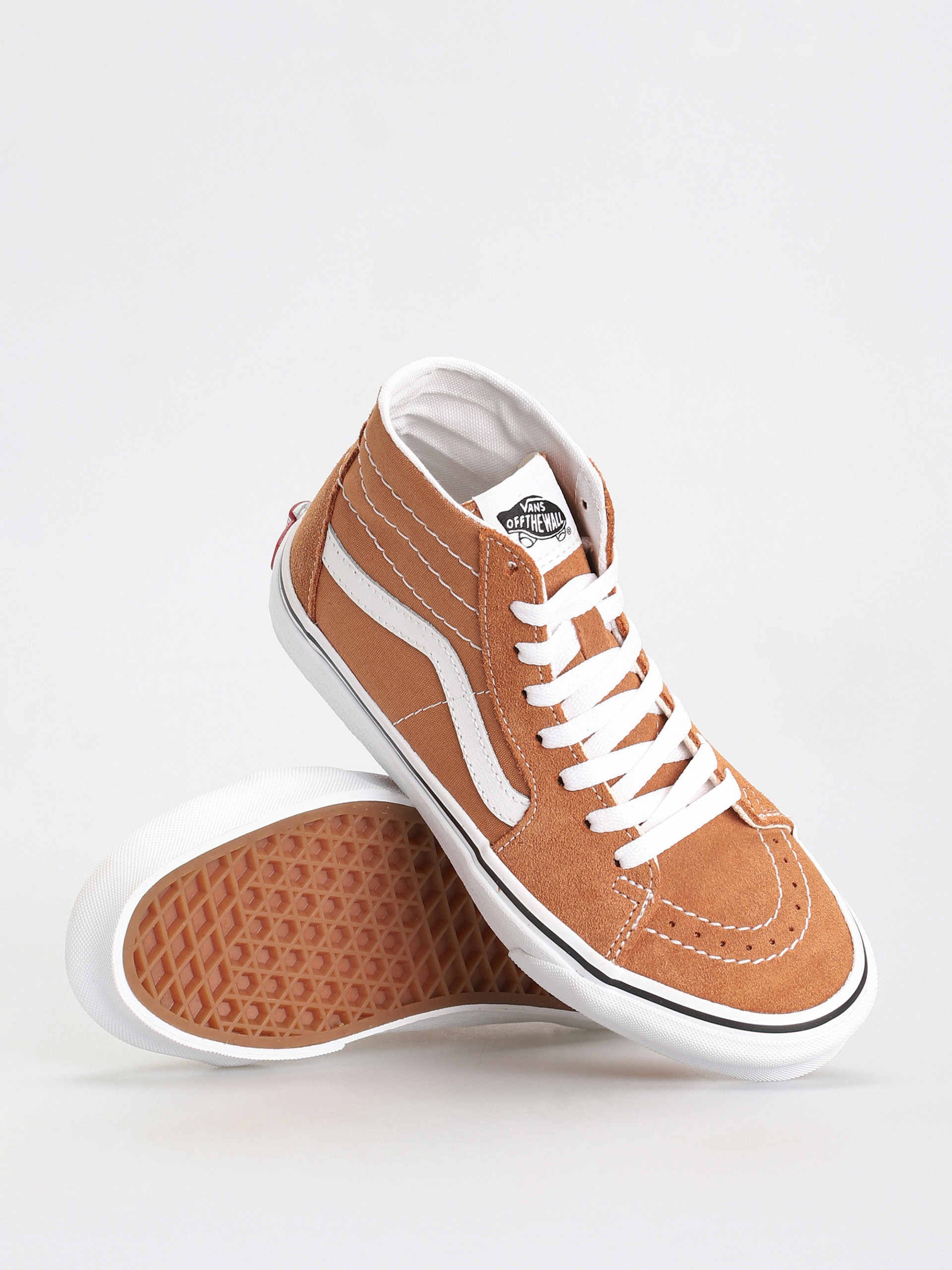 Vans high tops mens brown hotsell