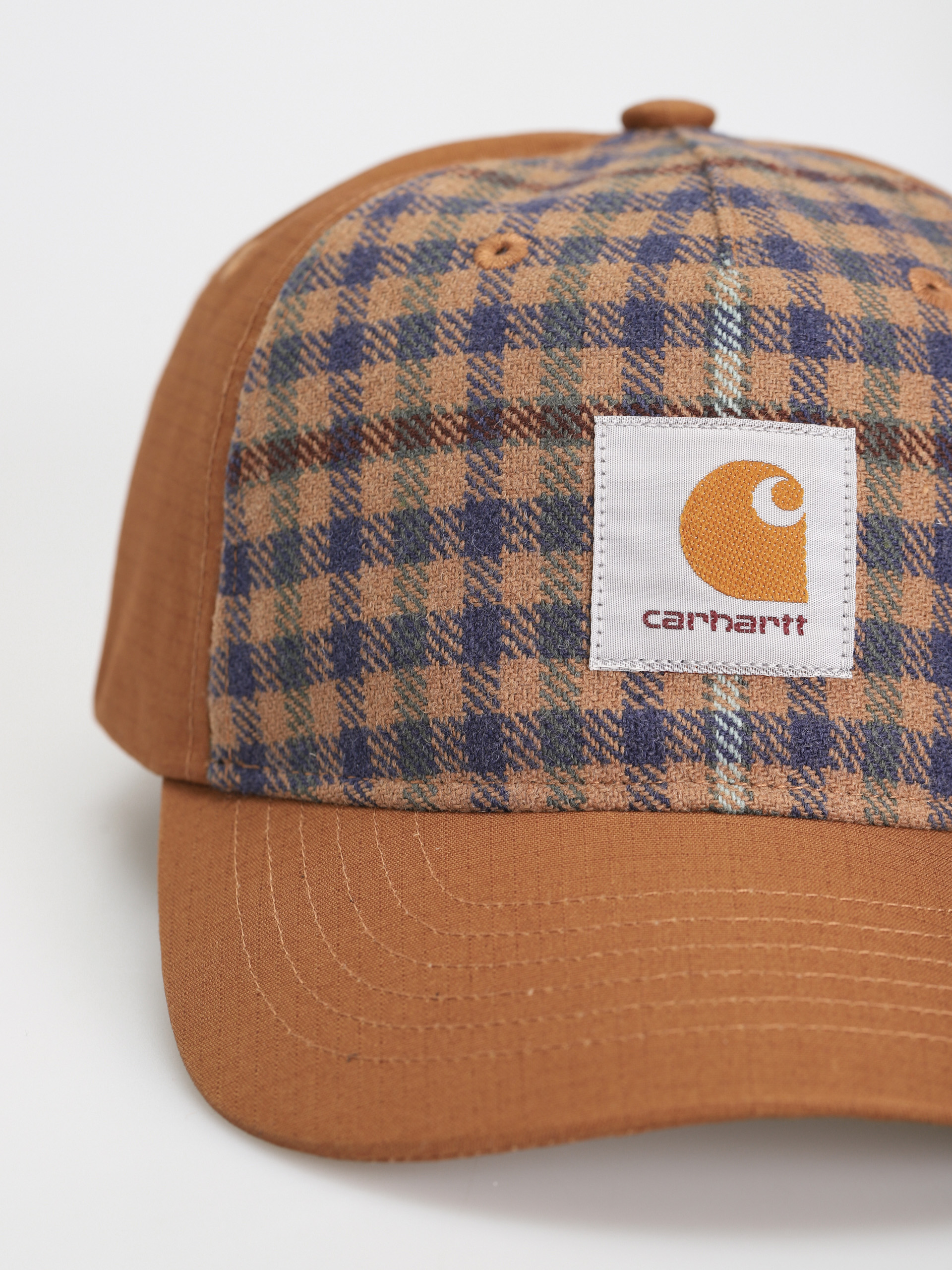 Carhartt WIP Highbury Cap (hamilton brown/asher check/jasper)