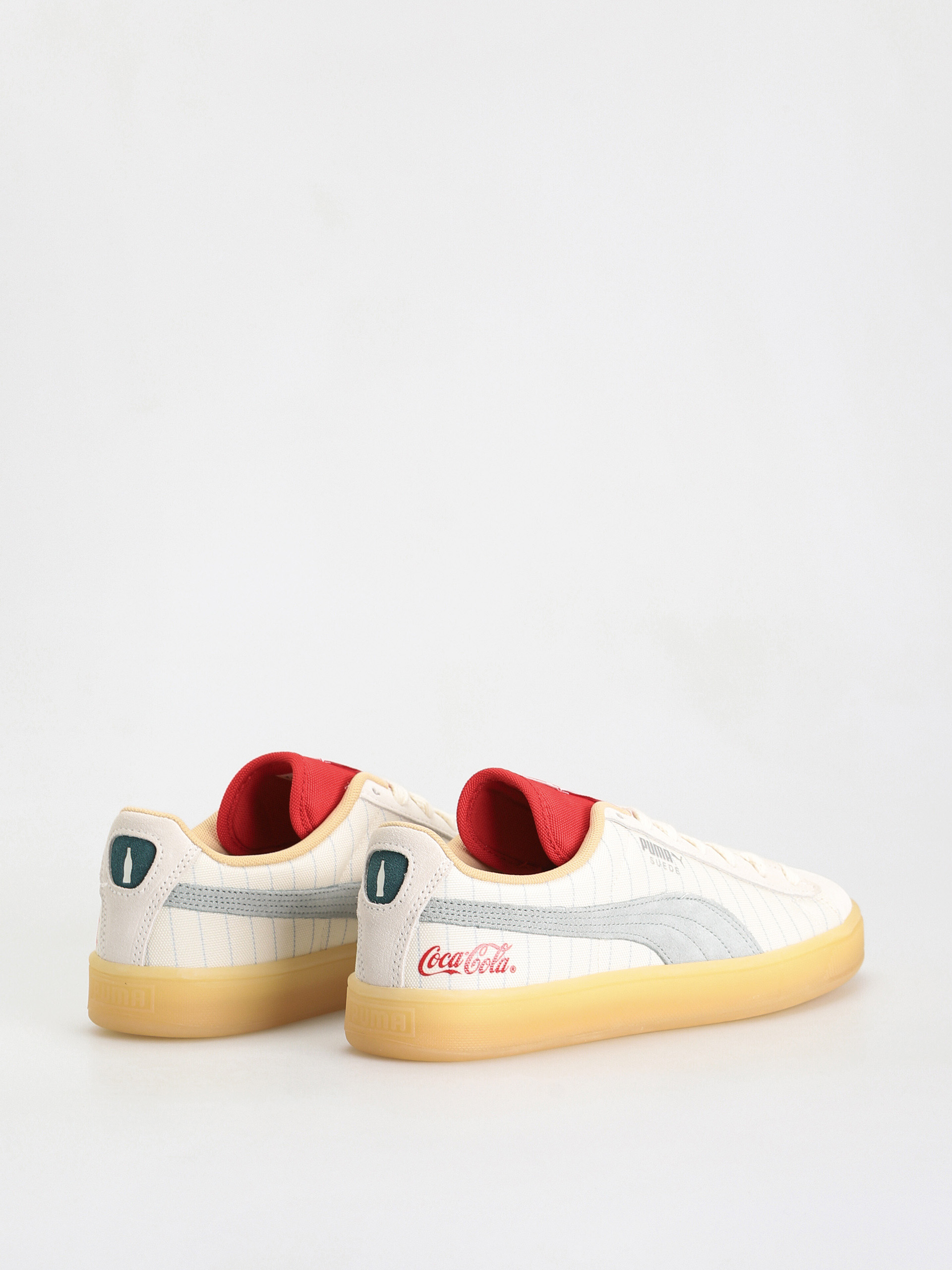 Puma X Coca Cola Suede Shoes (ivory glow/slate)
