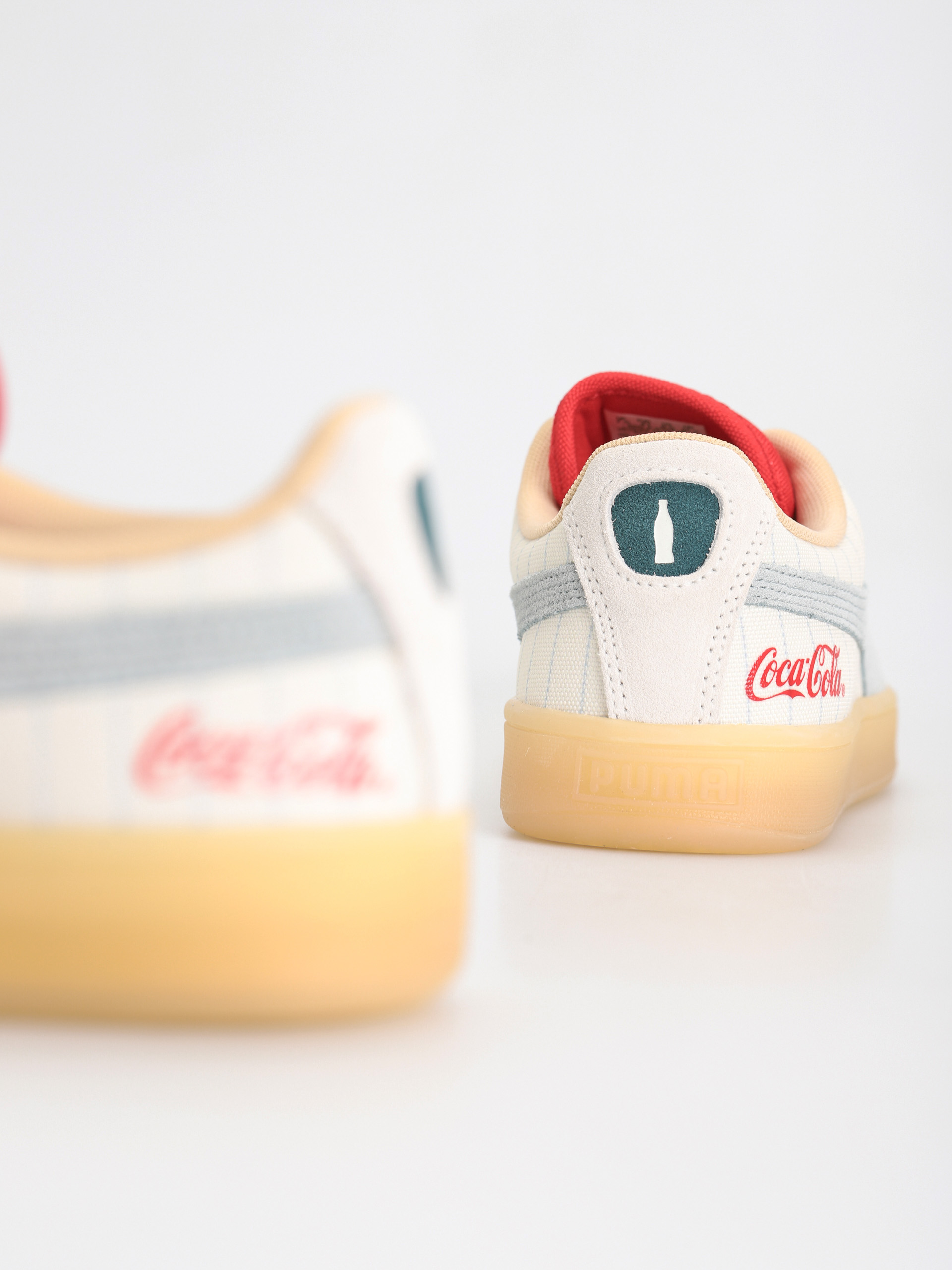 Puma X Coca Cola Suede Shoes (ivory glow/slate)