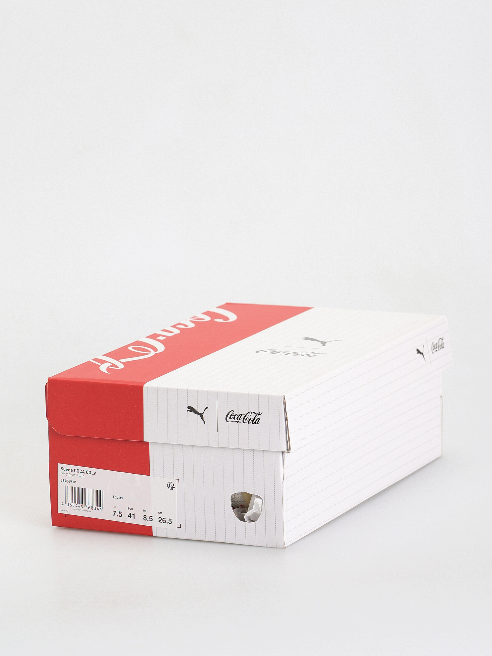 Puma X Coca Cola Suede Shoes (ivory glow/slate)