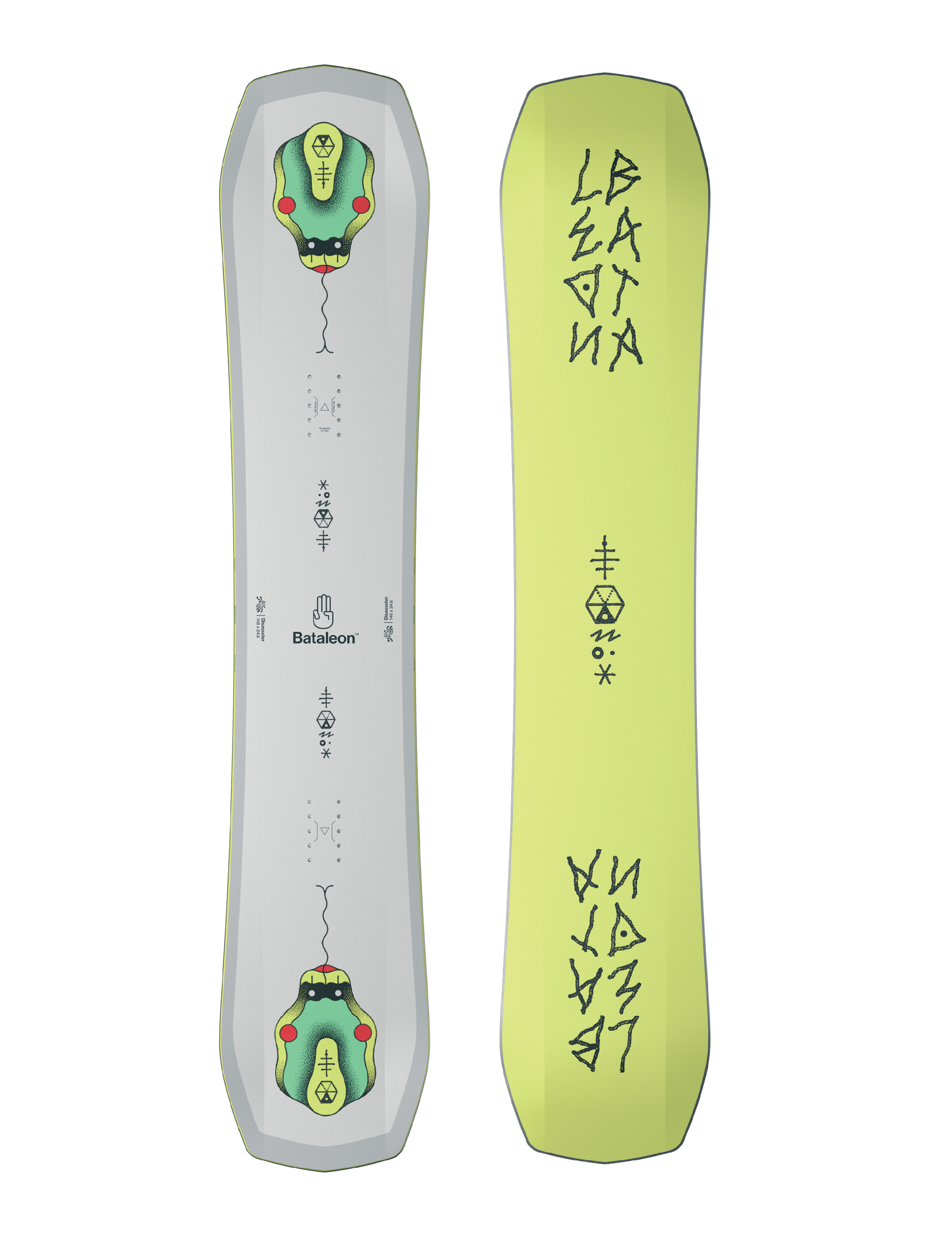 Mens Bataleon Disaster Snowboard (yellow)