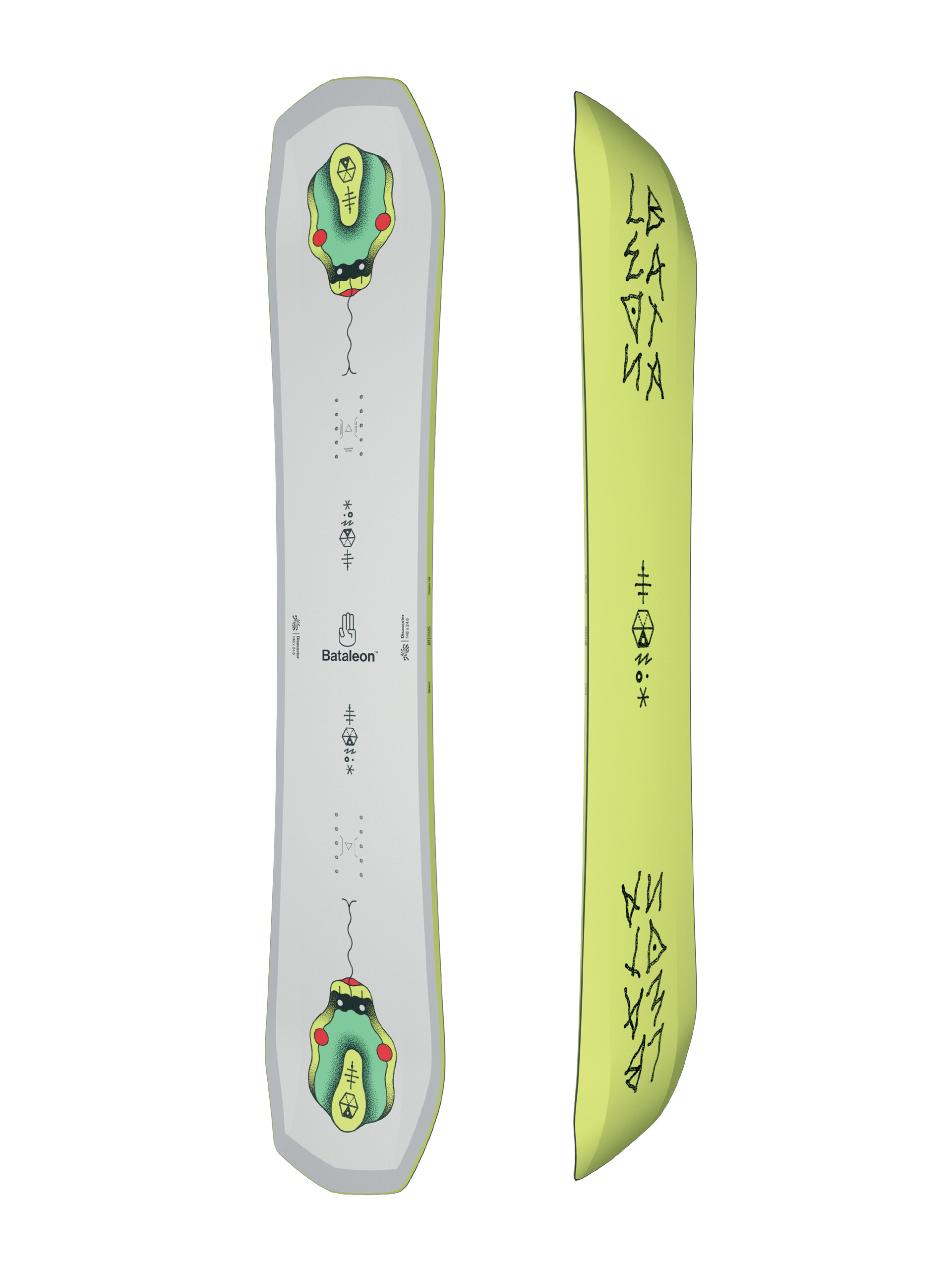 Mens Bataleon Disaster Snowboard (yellow)