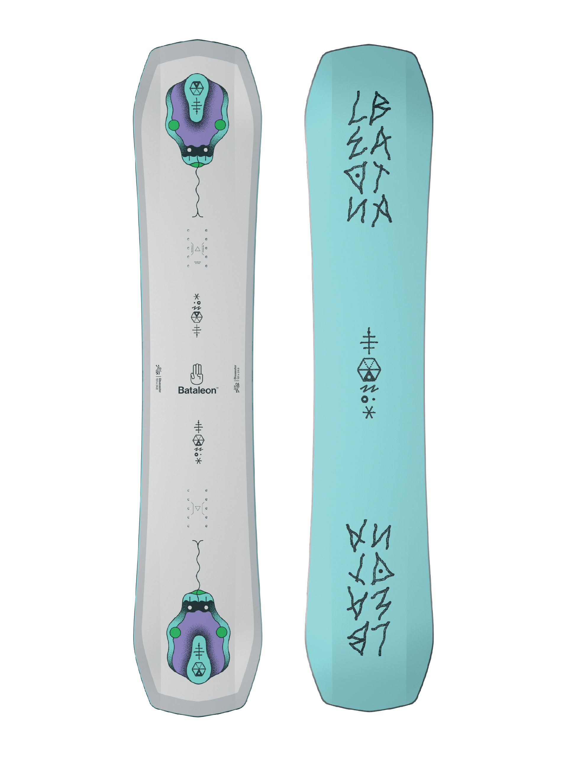 Mens Bataleon Disaster Snowboard (blue)