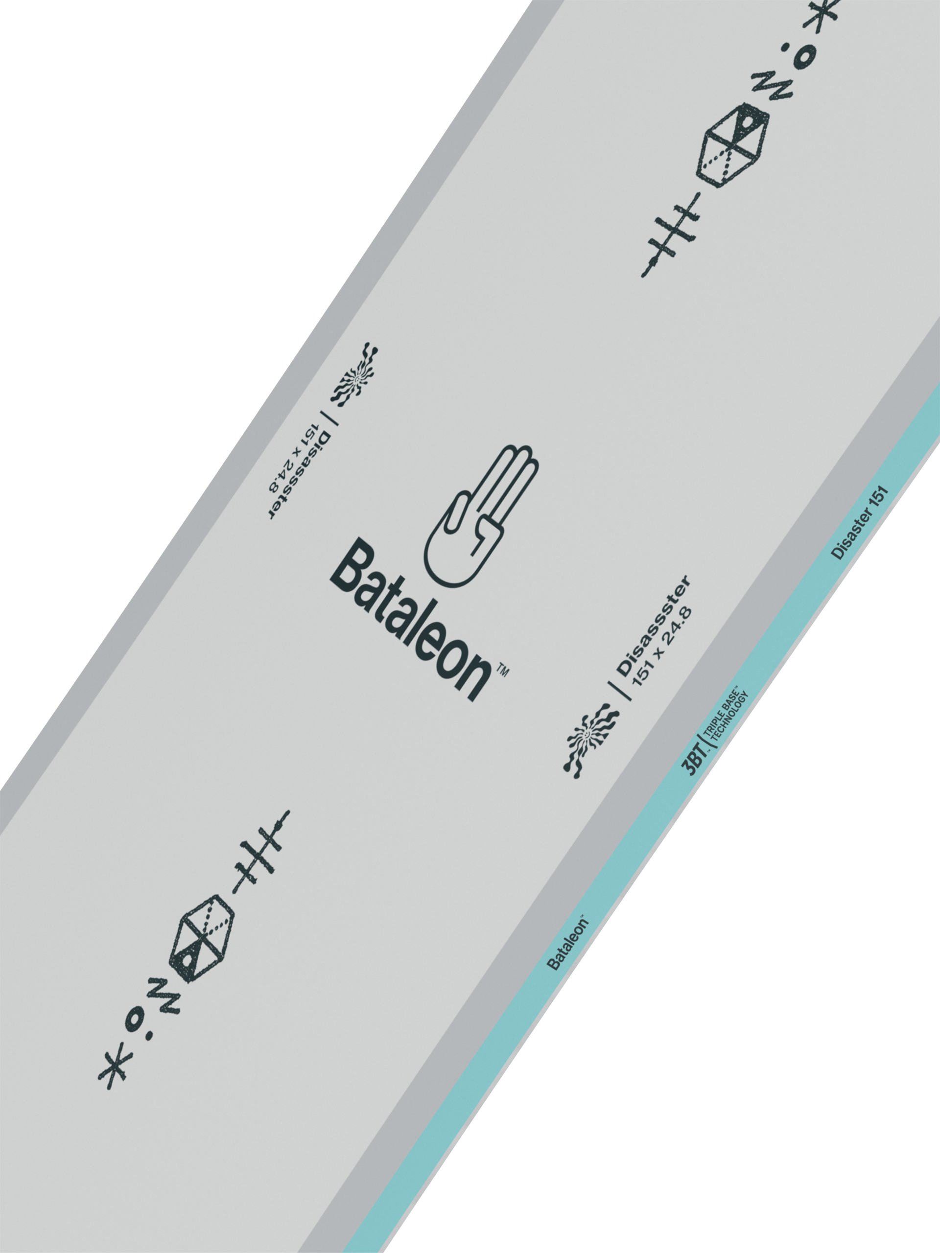 Mens Bataleon Disaster Snowboard (blue)