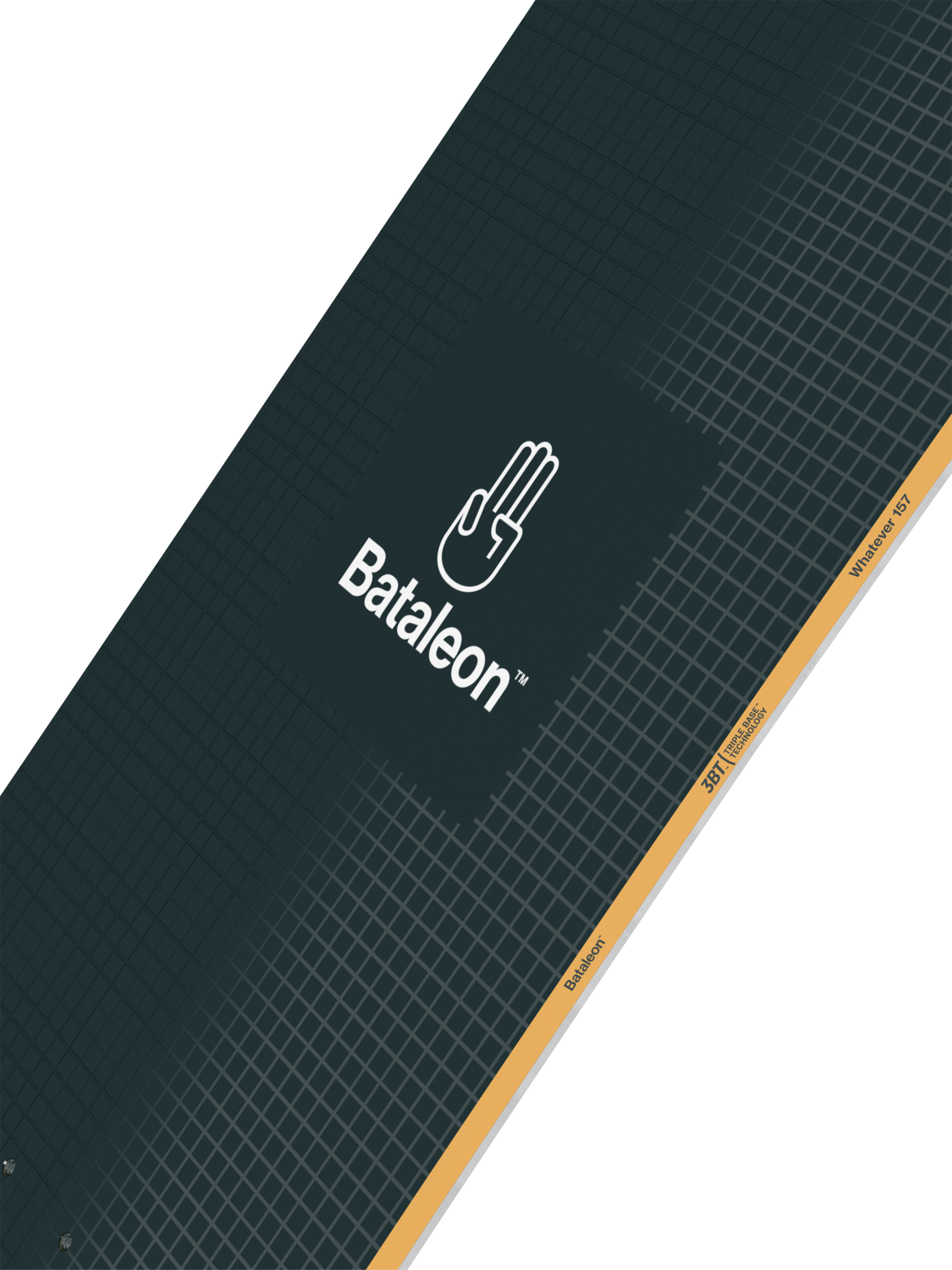 Bataleon Whatever Snowboard - multicolor (white/black/orange)