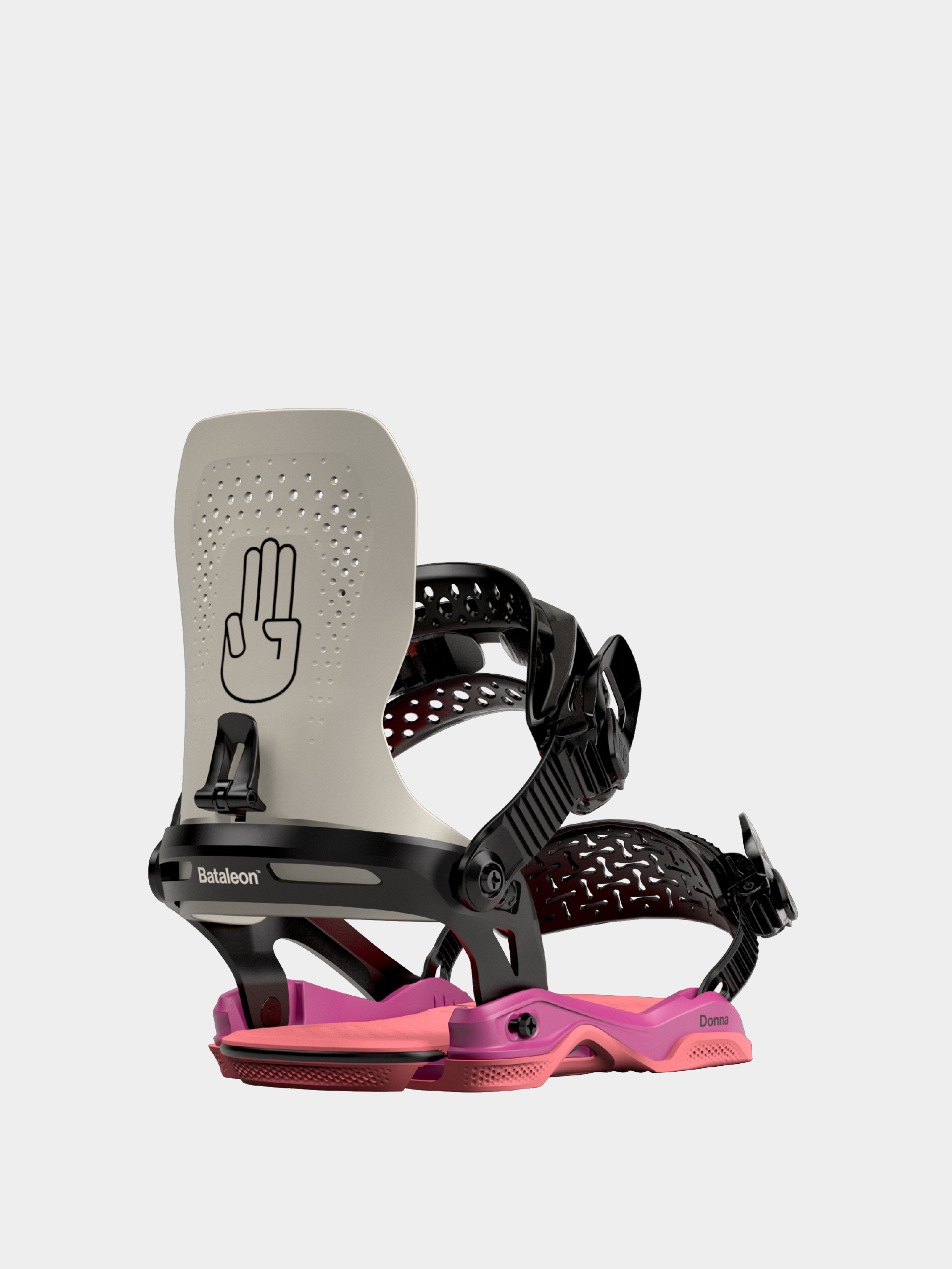 Womens Bataleon Donna Snowboard bindings (dusty pink)