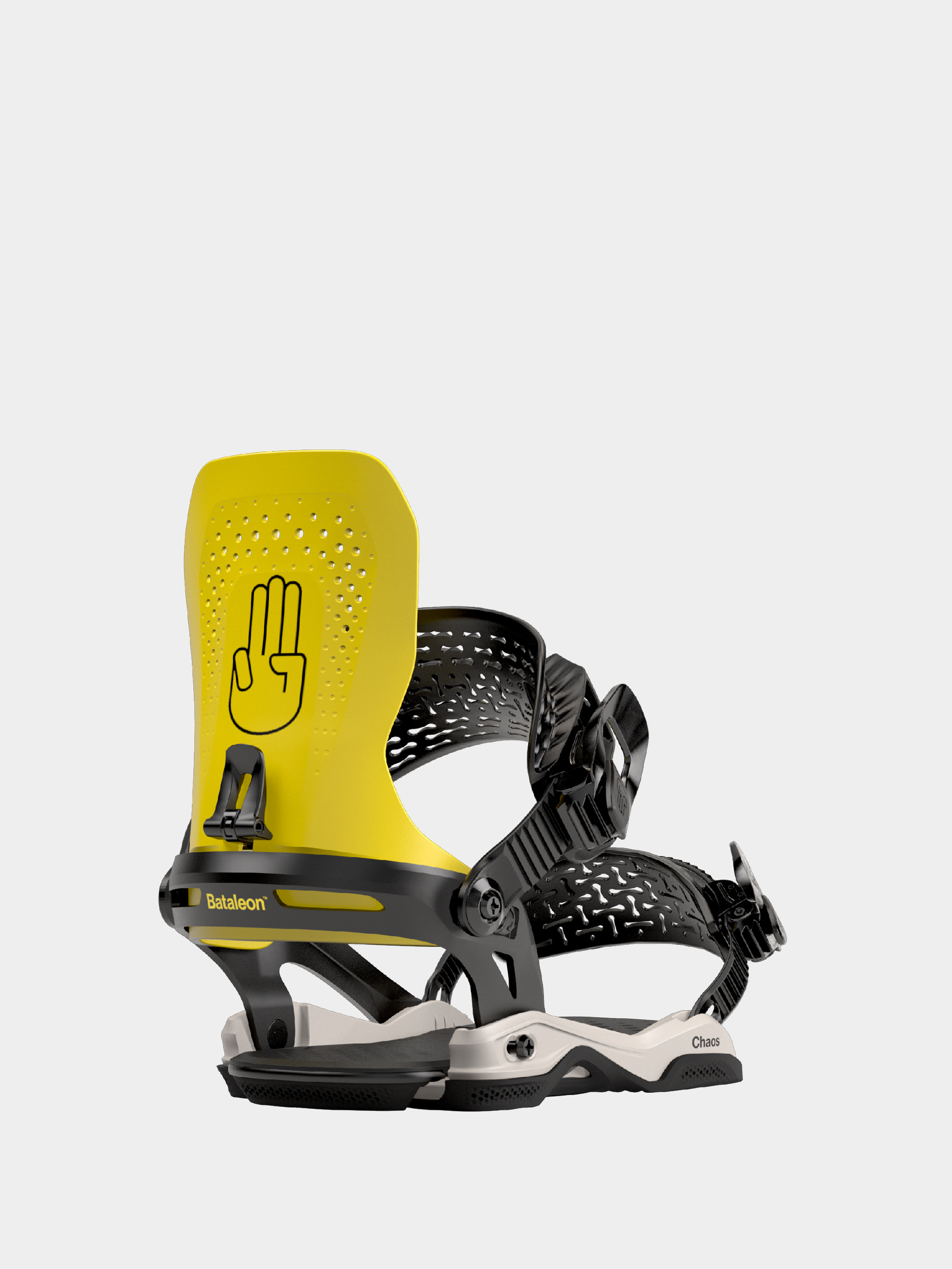 Mens Bataleon Chaos Asymwrap Snowboard bindings (yellow)