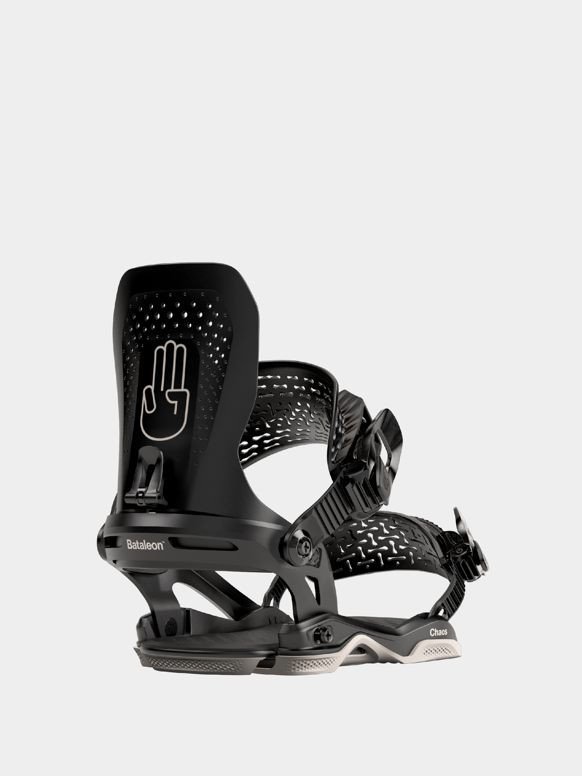 Mens Bataleon Chaos Asymwrap Snowboard bindings (black)