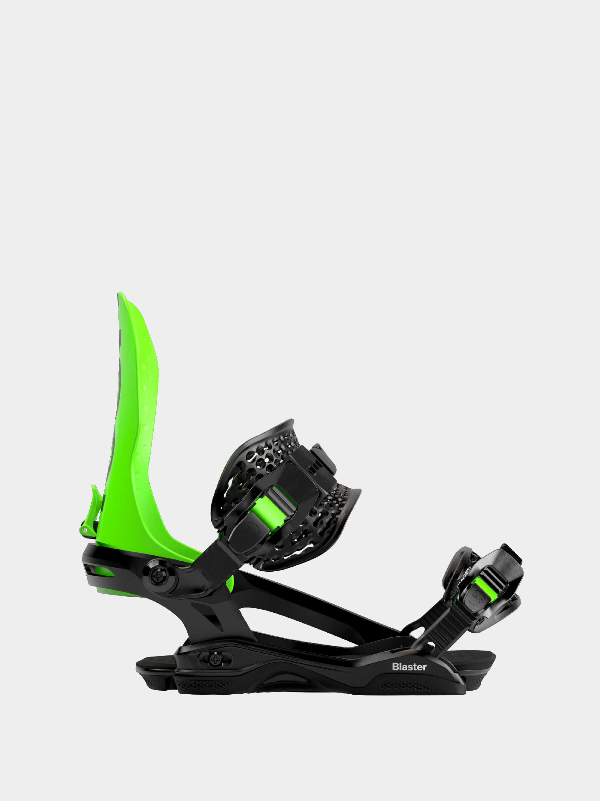 Mens Bataleon Blaster Asymwrap Snowboard bindings (neon green)