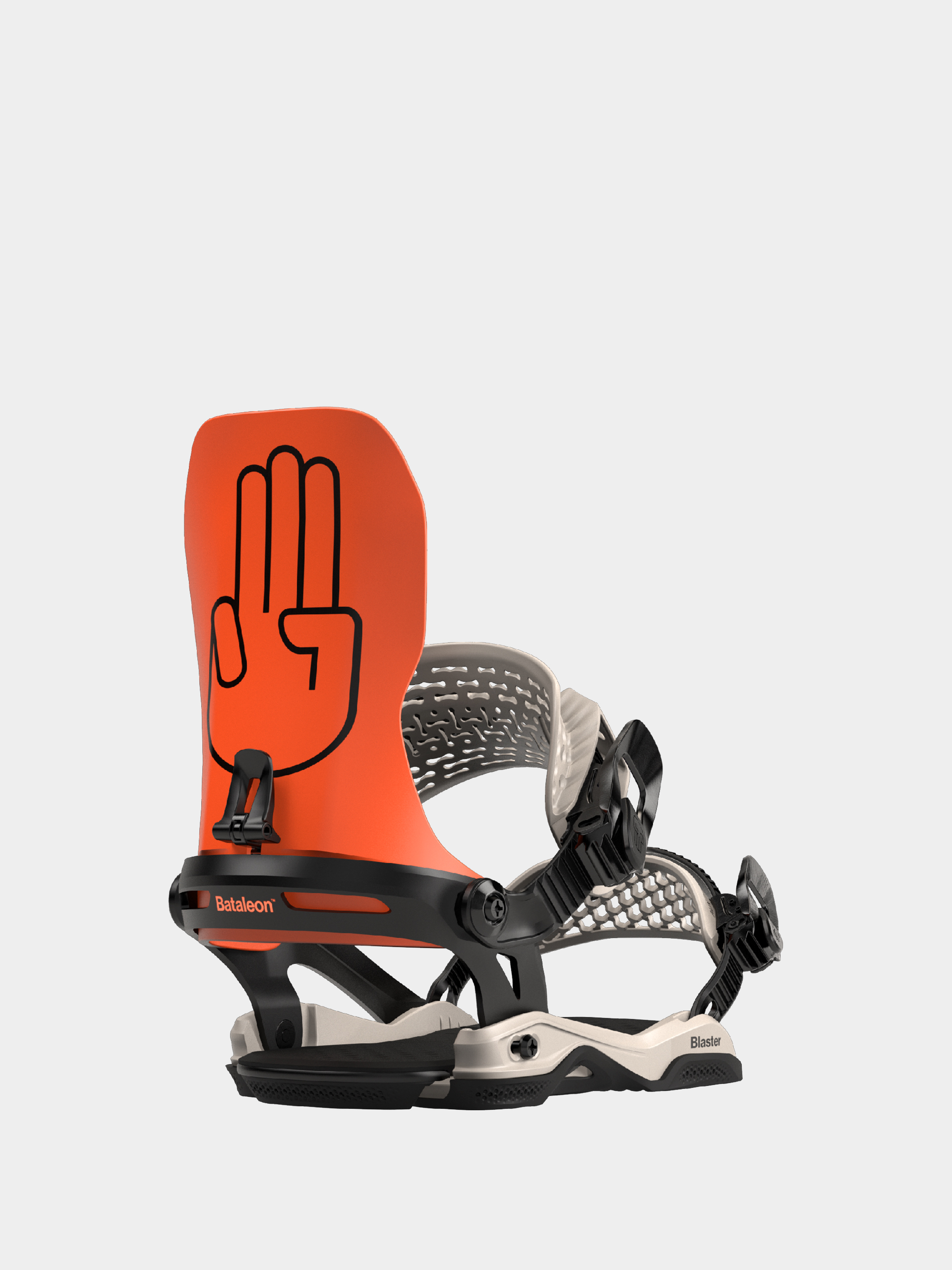 Mens Bataleon Blaster Asymwrap Snowboard bindings (orange)