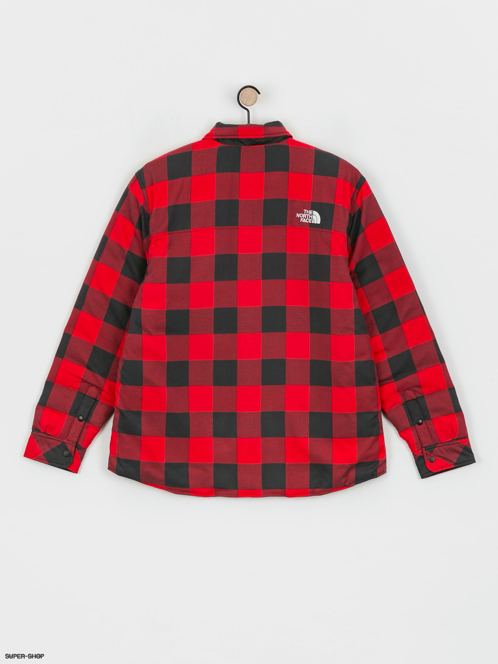 North face clearance buffalo plaid vest