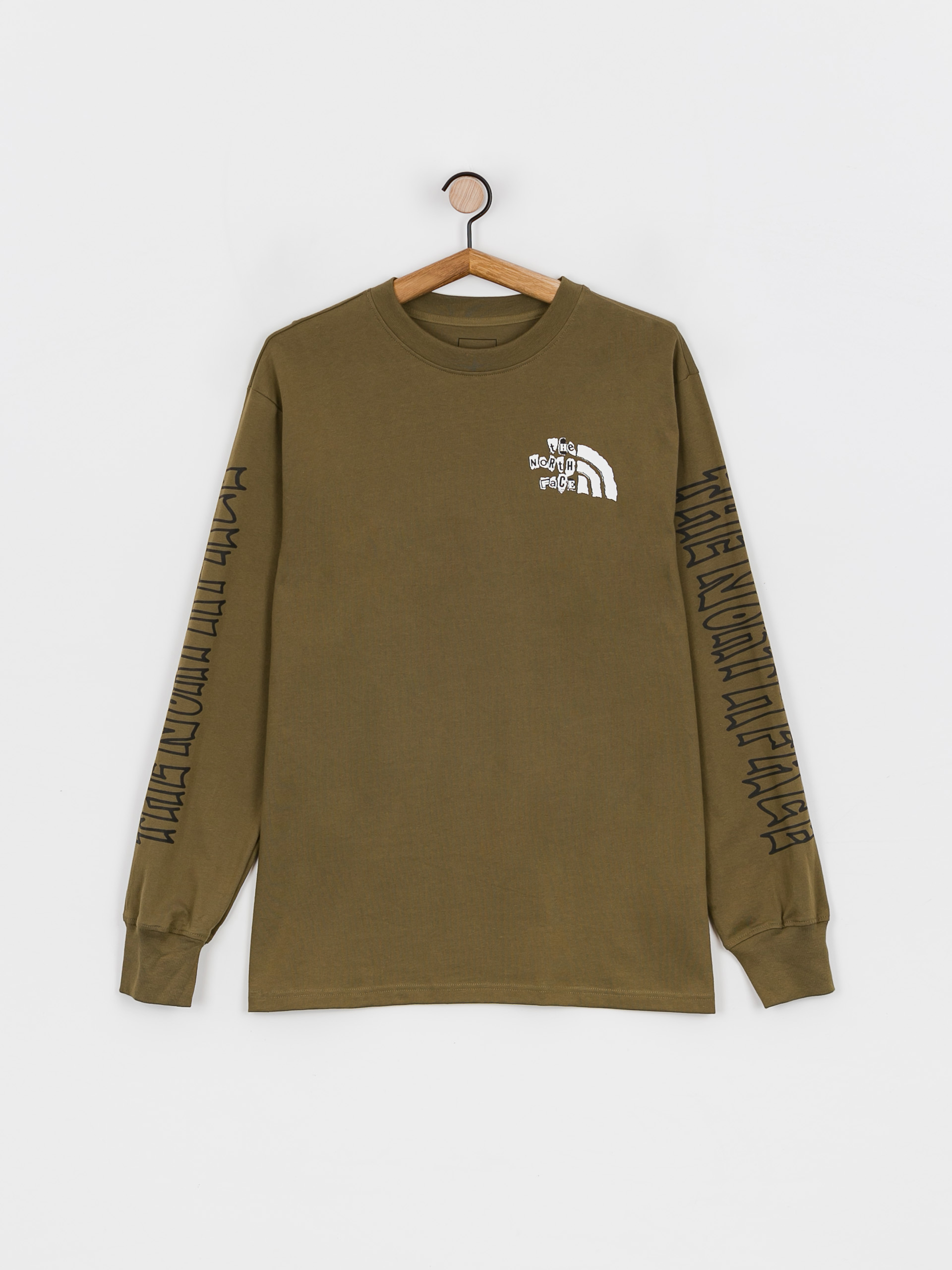 The North Face Printed Heavyweight Longsleeve (military olive)