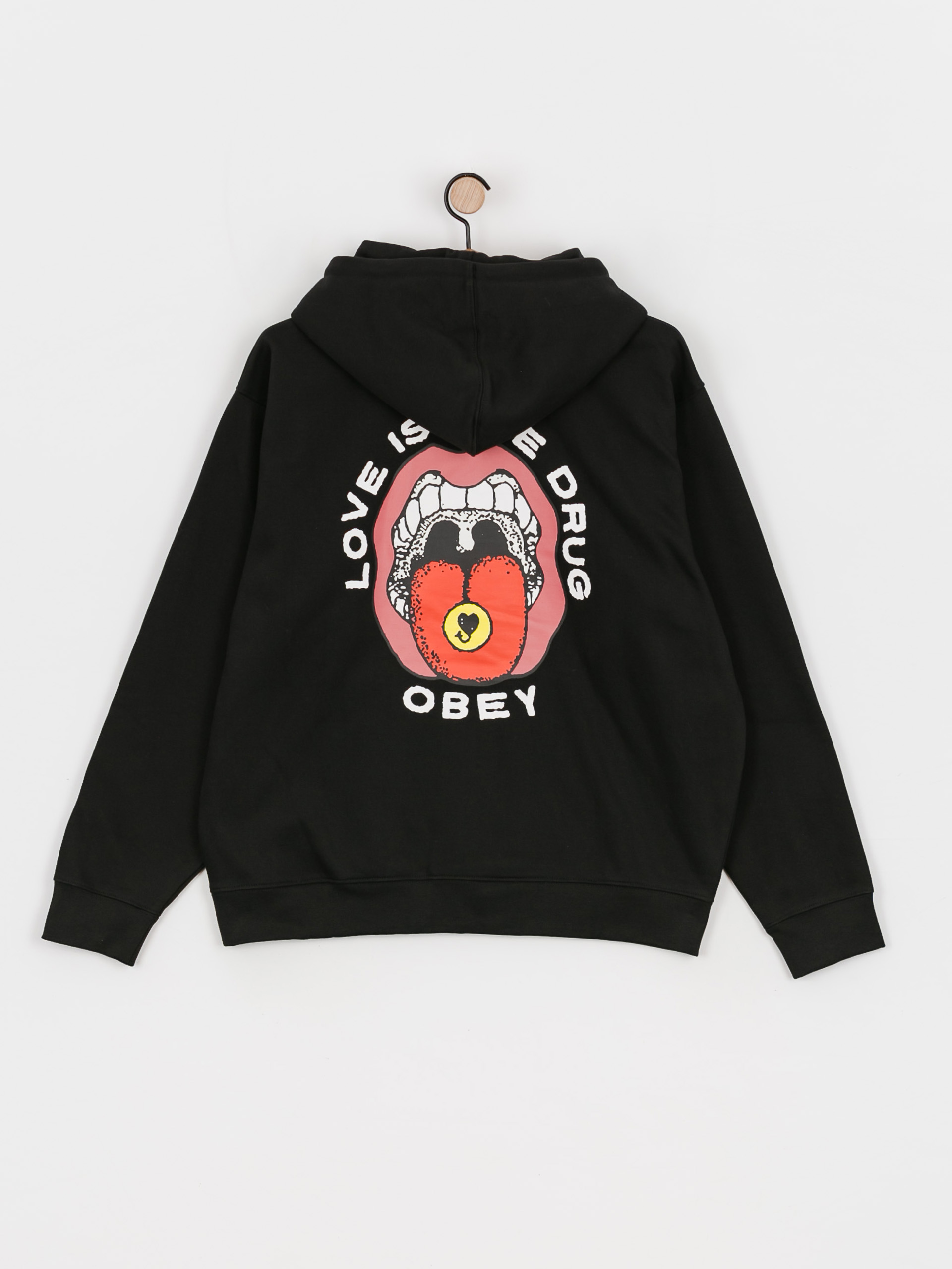 OBEY Love Is The Drug Sweatshirt (black)