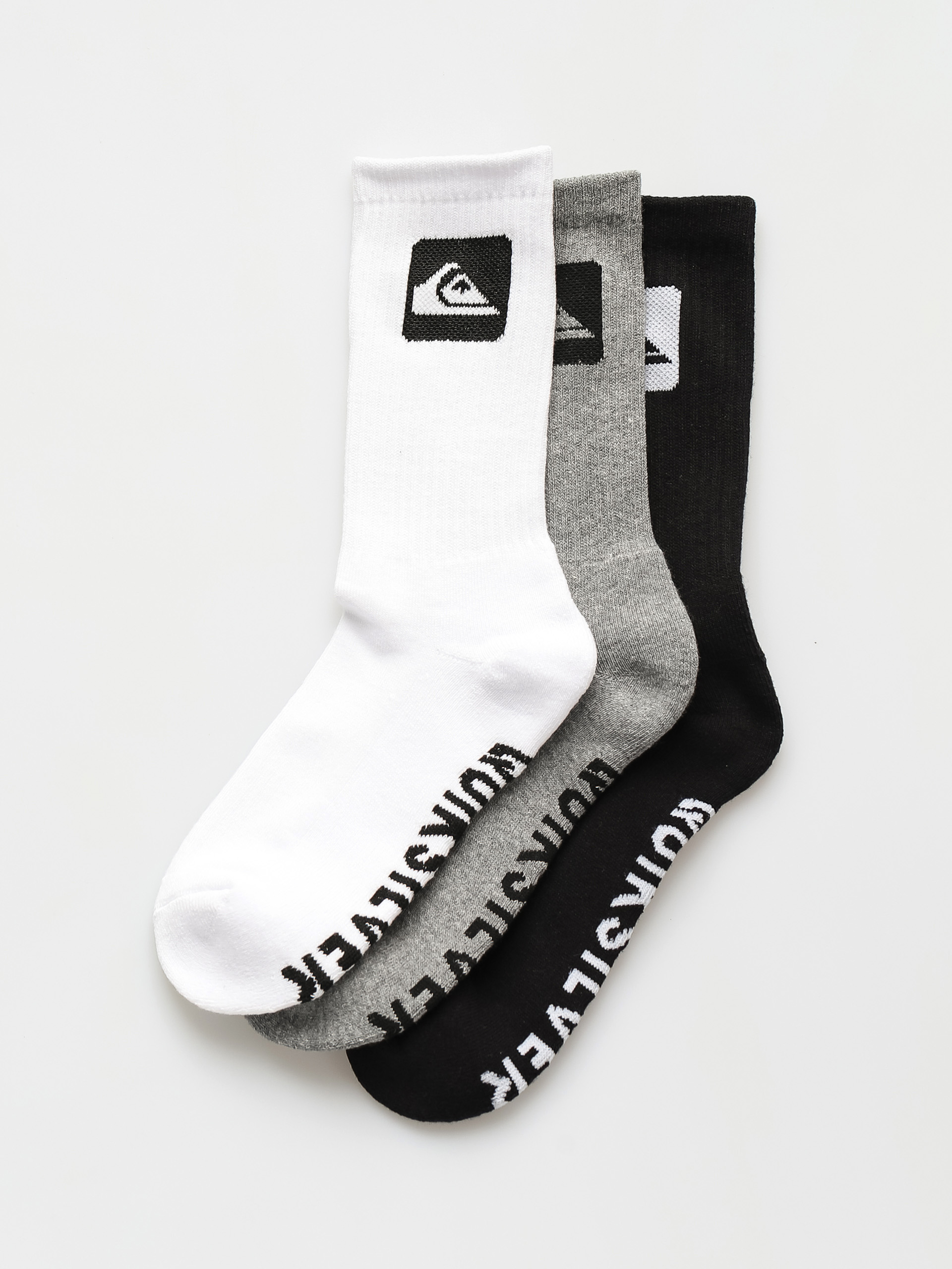 Quiksilver 3 Crew Pack Socks (assorted)