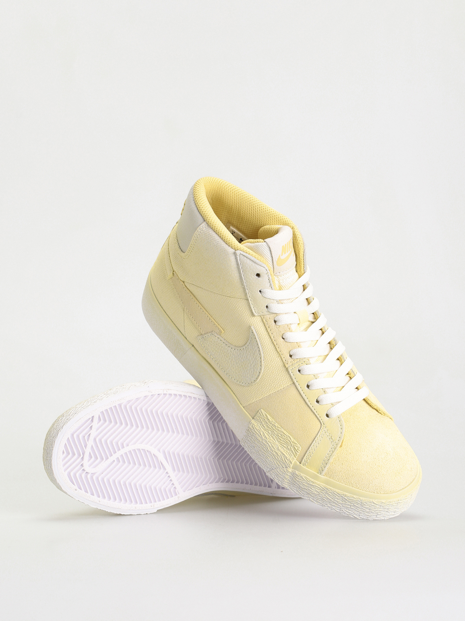 Nike SB Zoom Blazer Mid Prm Schuhe (lemon wash/lemon wash lemon wash white)