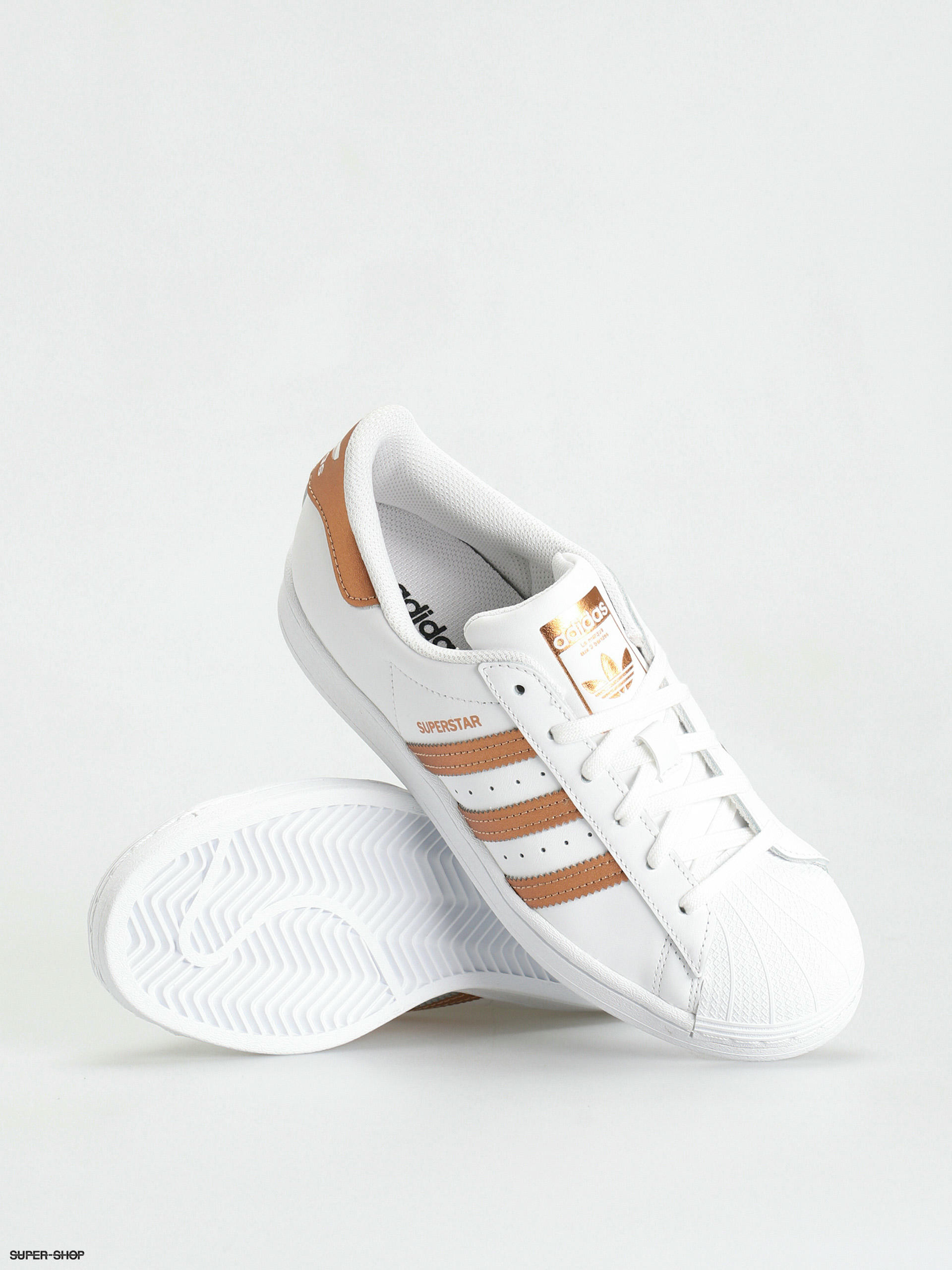 Rose gold hotsell superstar shoes