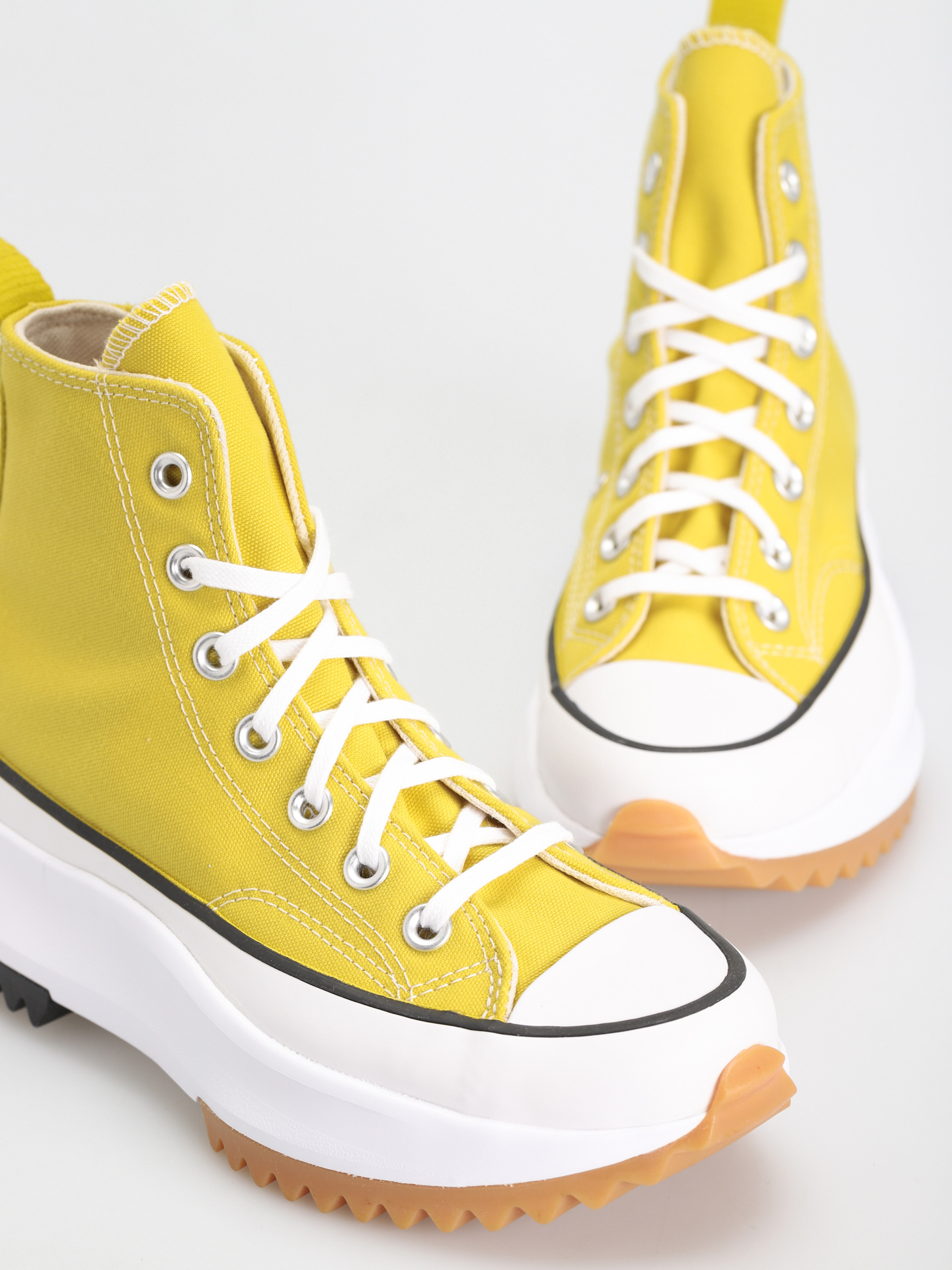 Converse Run Star Hike Hi Shoes (bitter lemon/black)