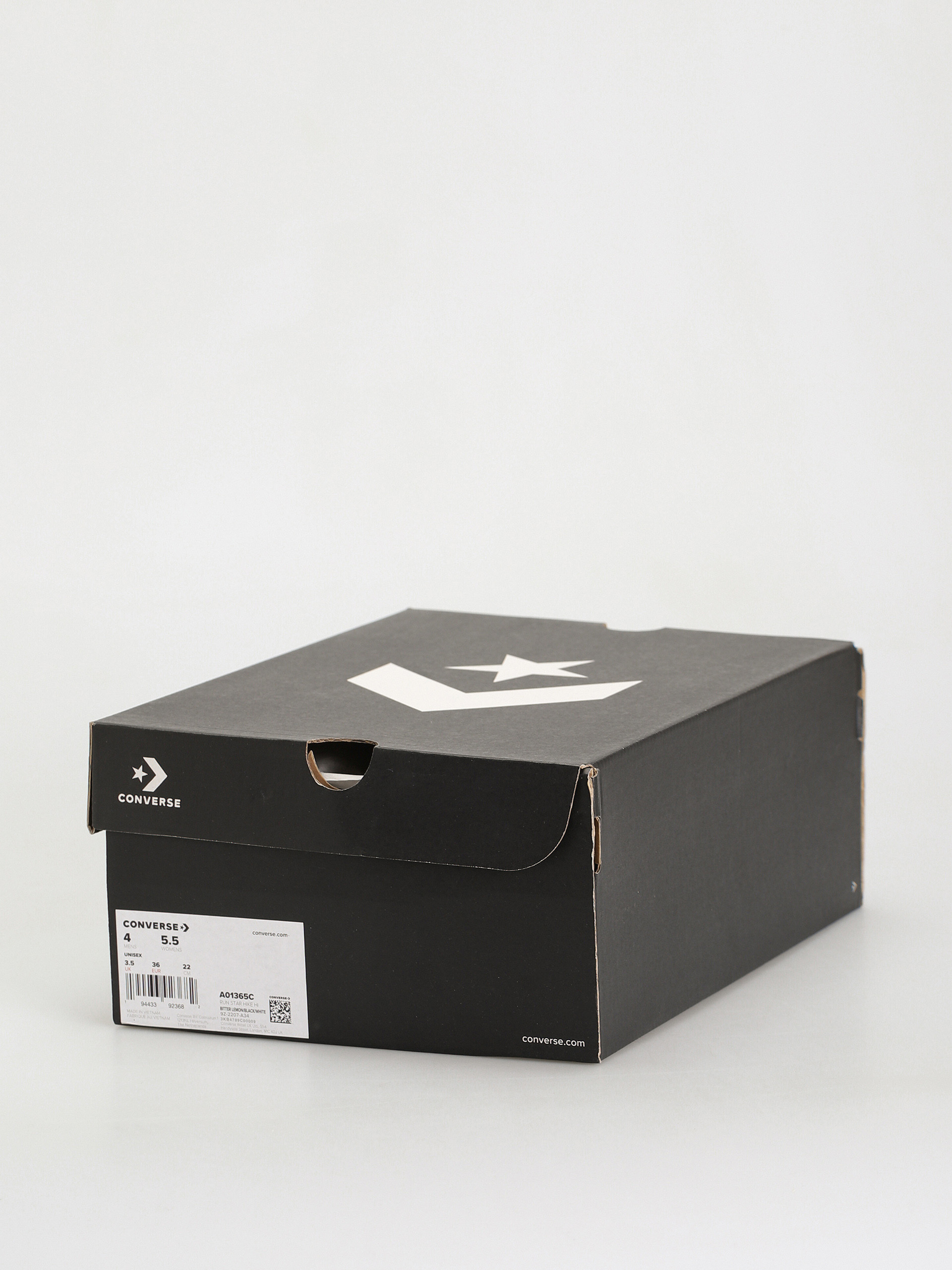 Converse Run Star Hike Hi Shoes (bitter lemon/black)